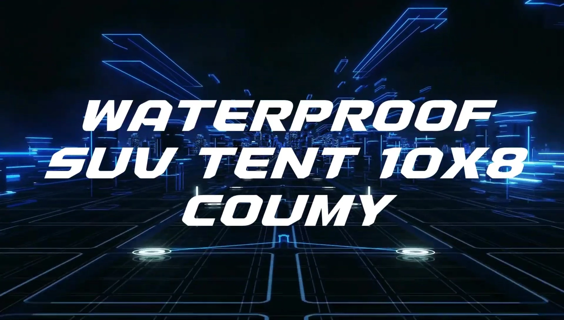 Exterior shot of the Cumy 10x8 SUV tent.