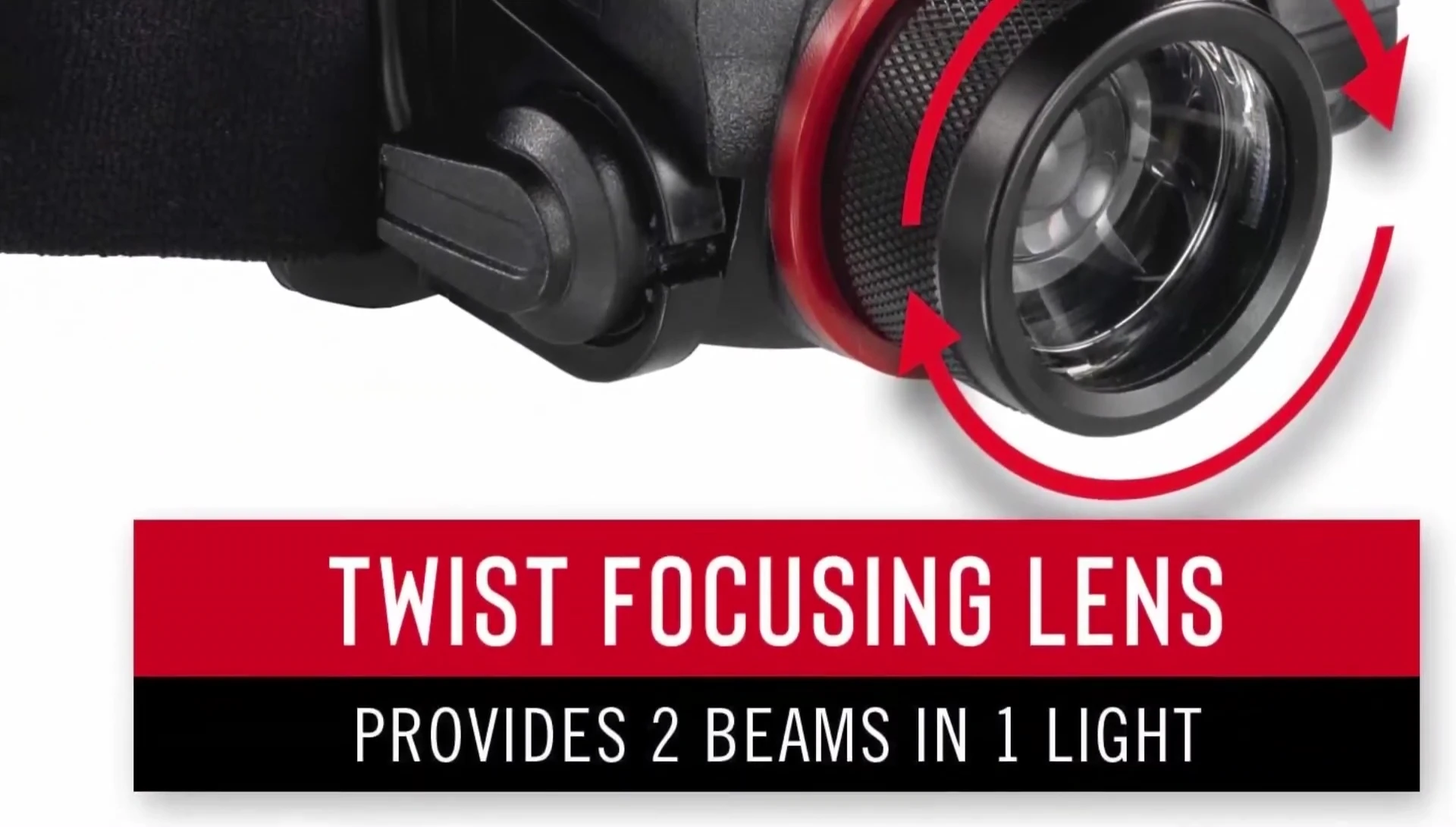 Close-up of the Coast HP7R highlighting its adjustable focus