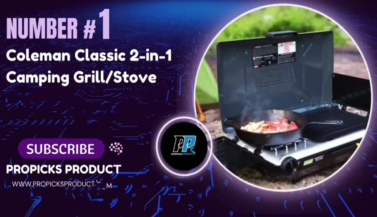 Coleman Classic 2-in-1 Camping Grill Stove