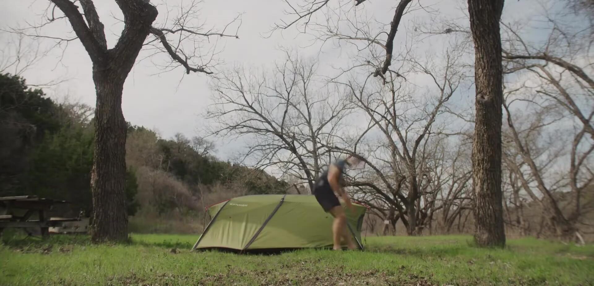 Interior view of the Sundome Tent 2.0, highlighting the spaciousness