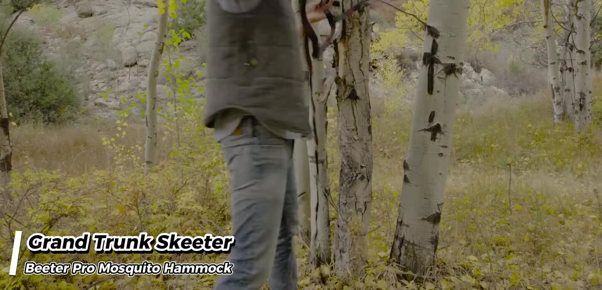 Close-up of the mosquito net