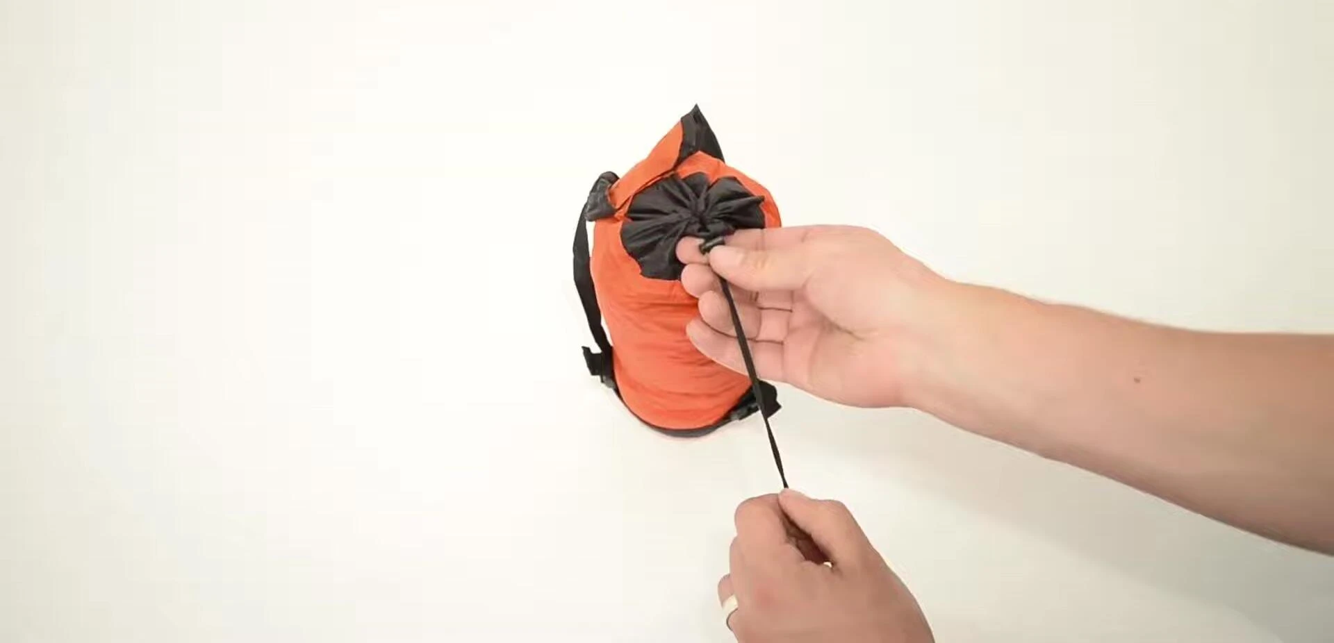 The complete kit, including straps and compression sack