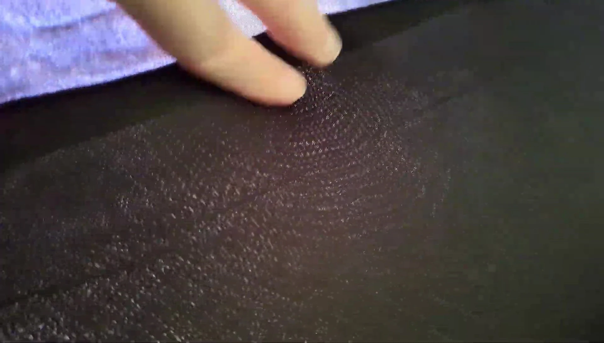 Close-up of the dense body support layer.
