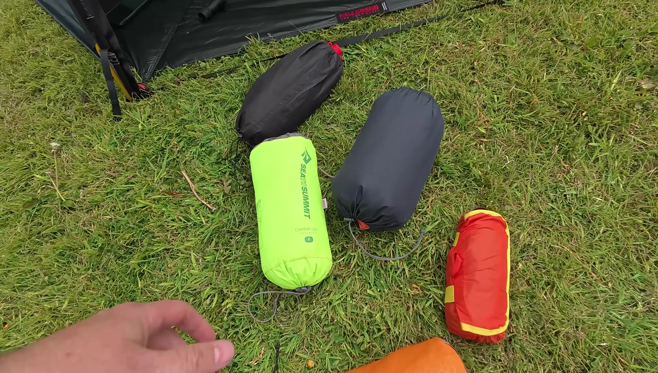 A modern, thicker sleeping pad