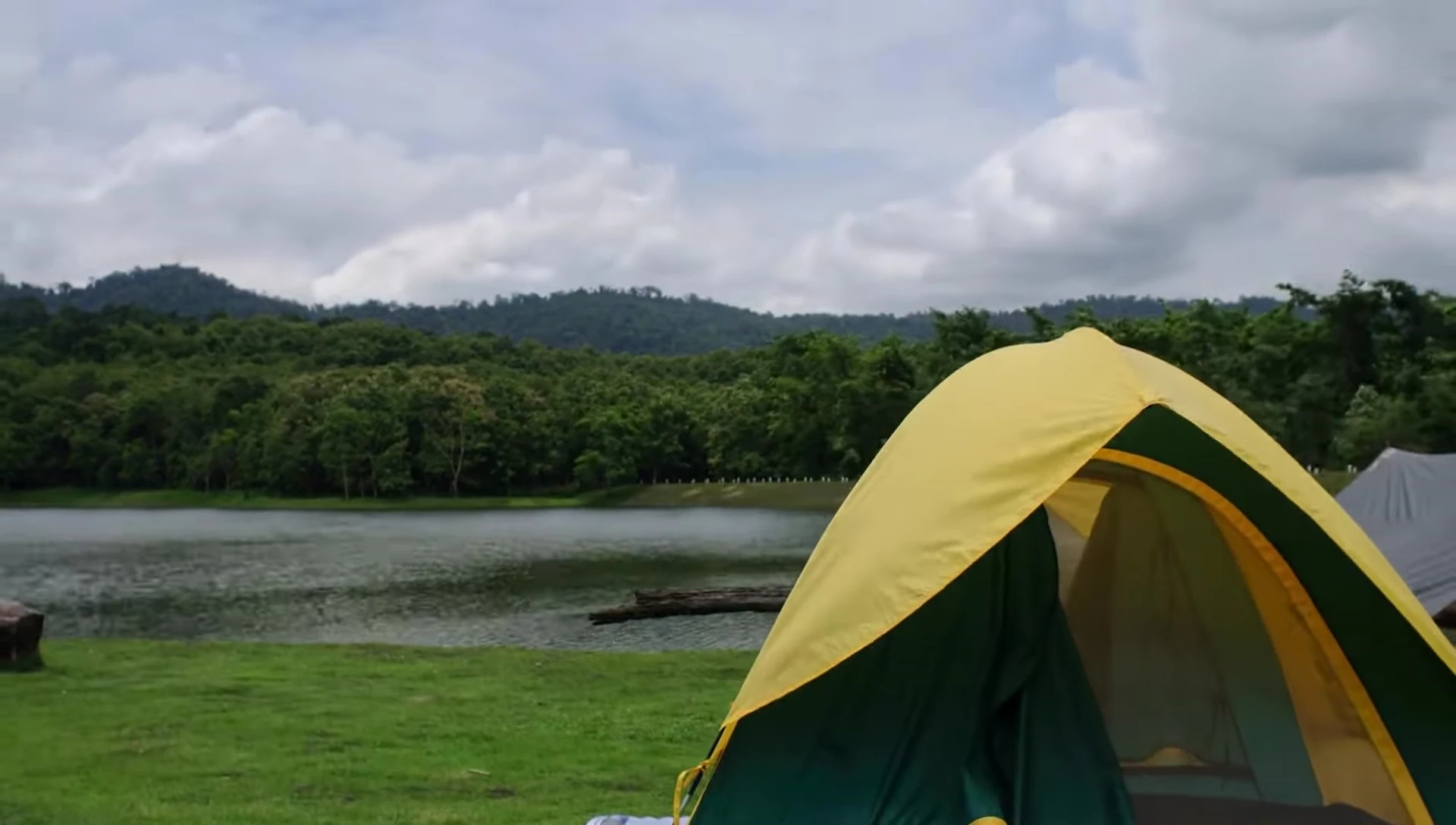 Interior shot of the UMP 10-person tent showing its spaciousness