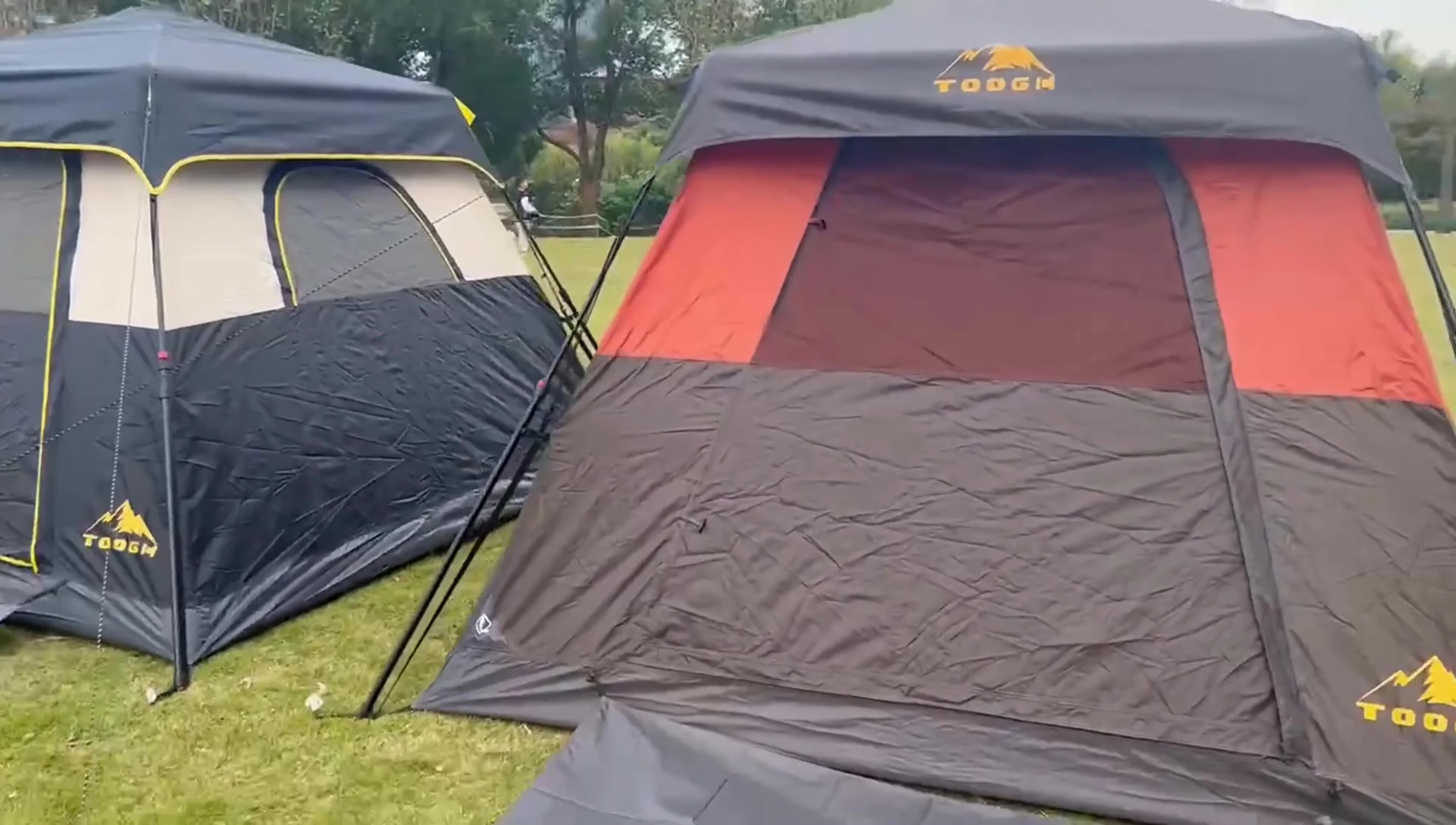 Interior of the Took camping tent