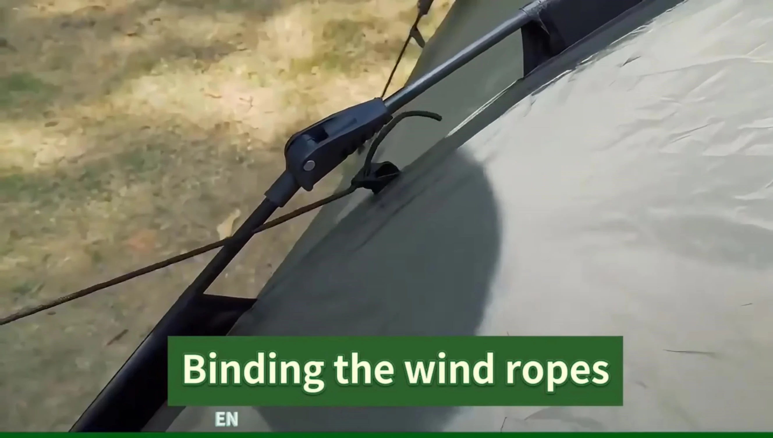 Ventilation features of PureBox tent