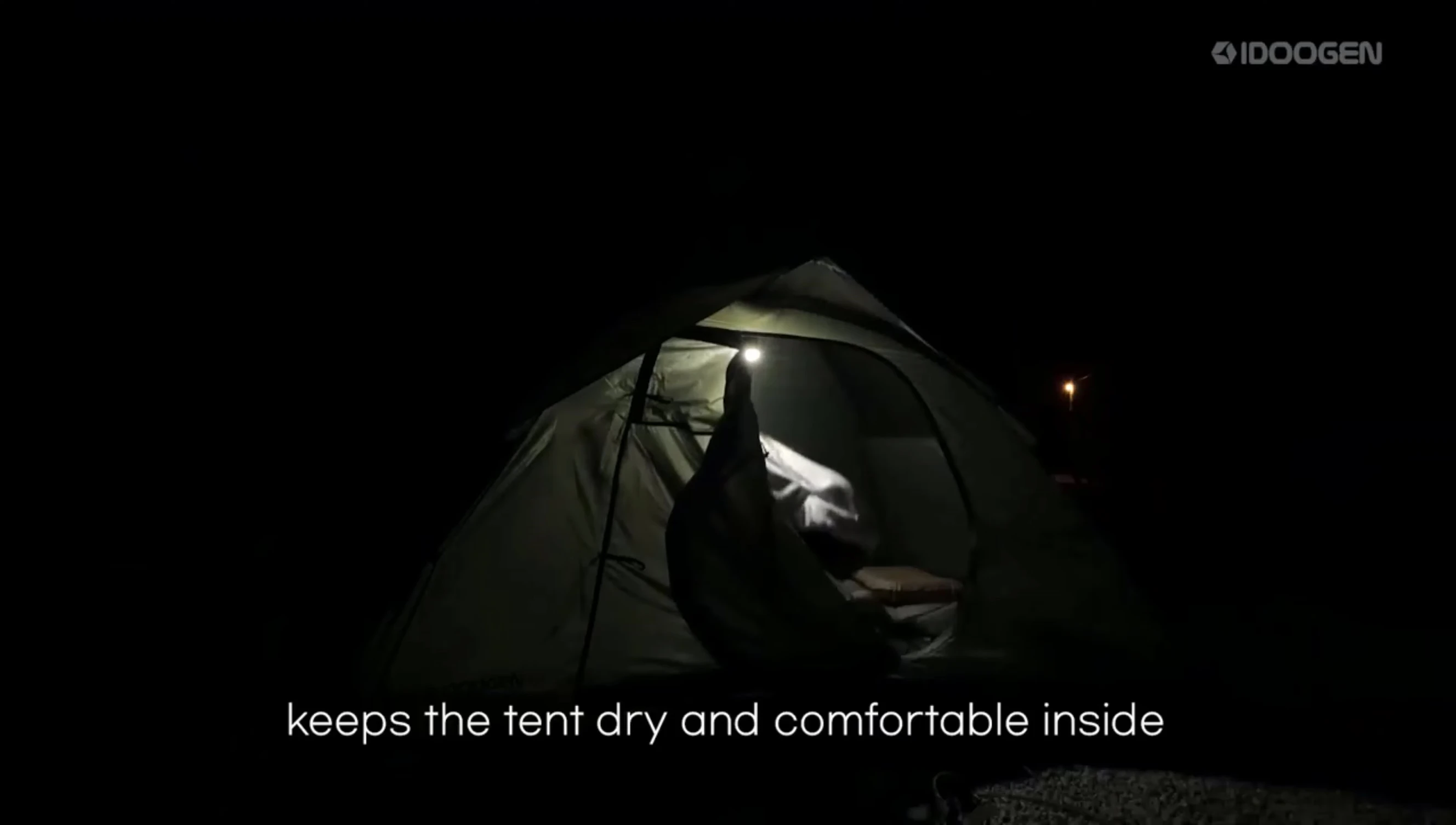 Idan tent interior space
