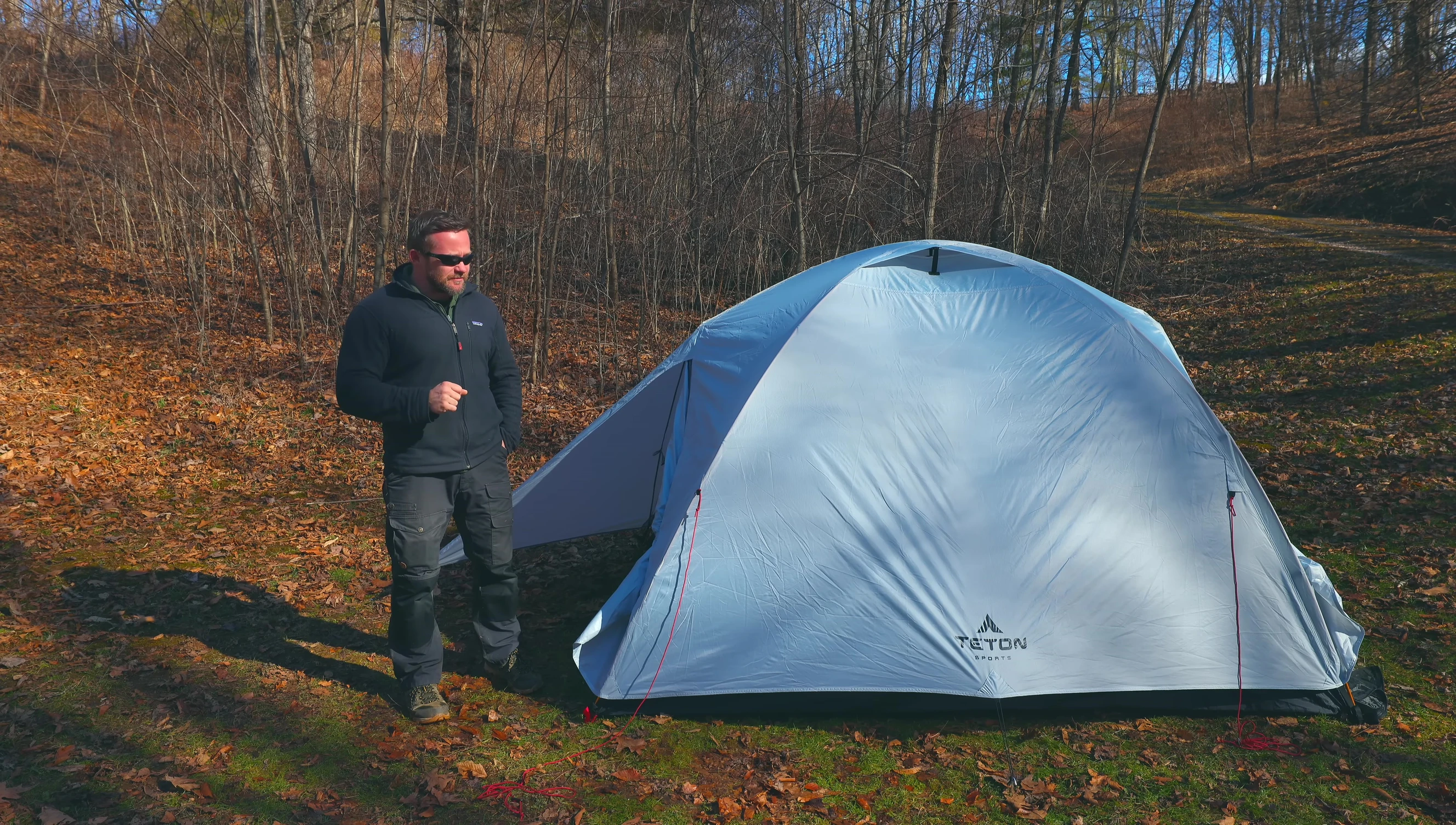 Overall shot of the tent.