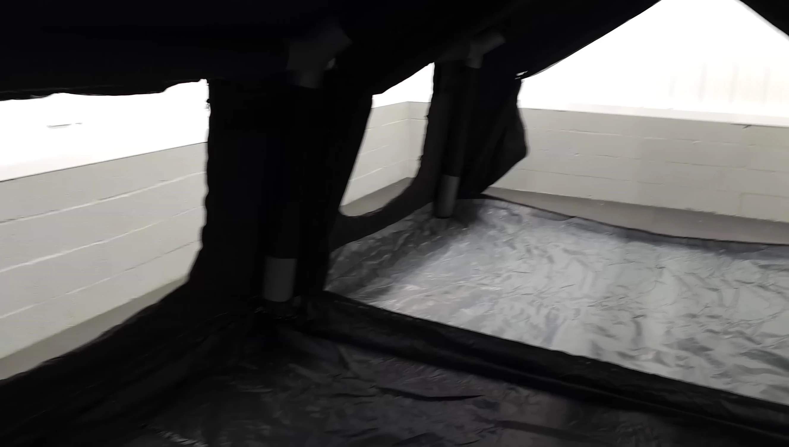 The two-part PVC floor system.