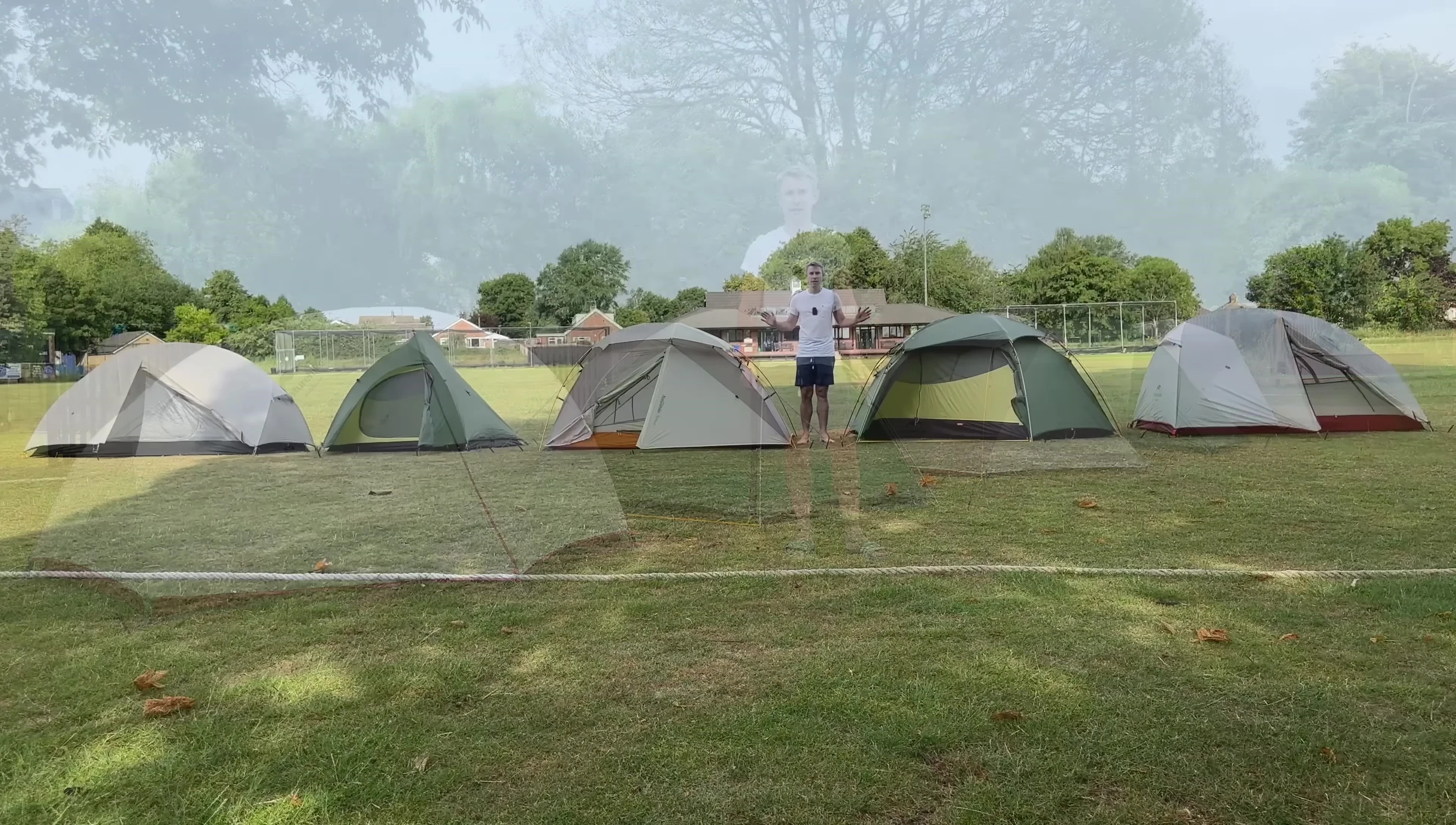 Final ranking of the tents