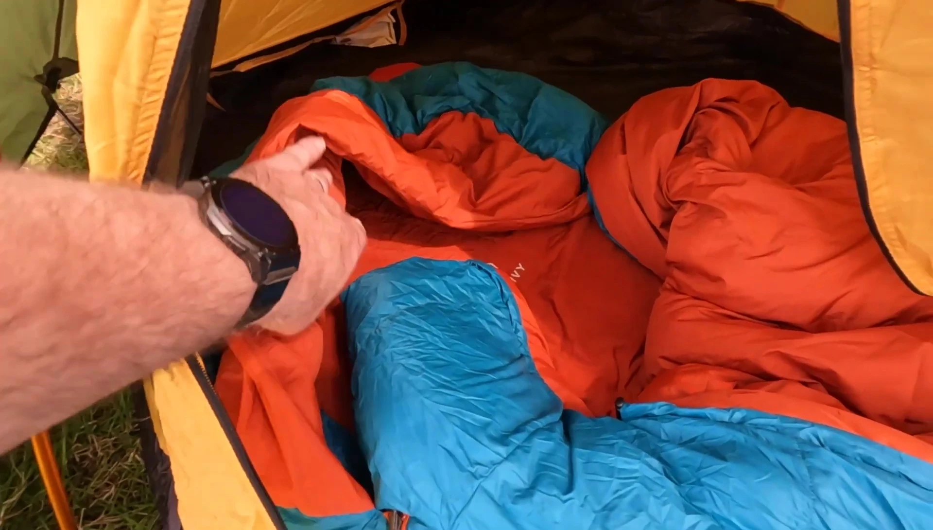 Close-up of the Zenbivy Trek showing its lightweight construction.