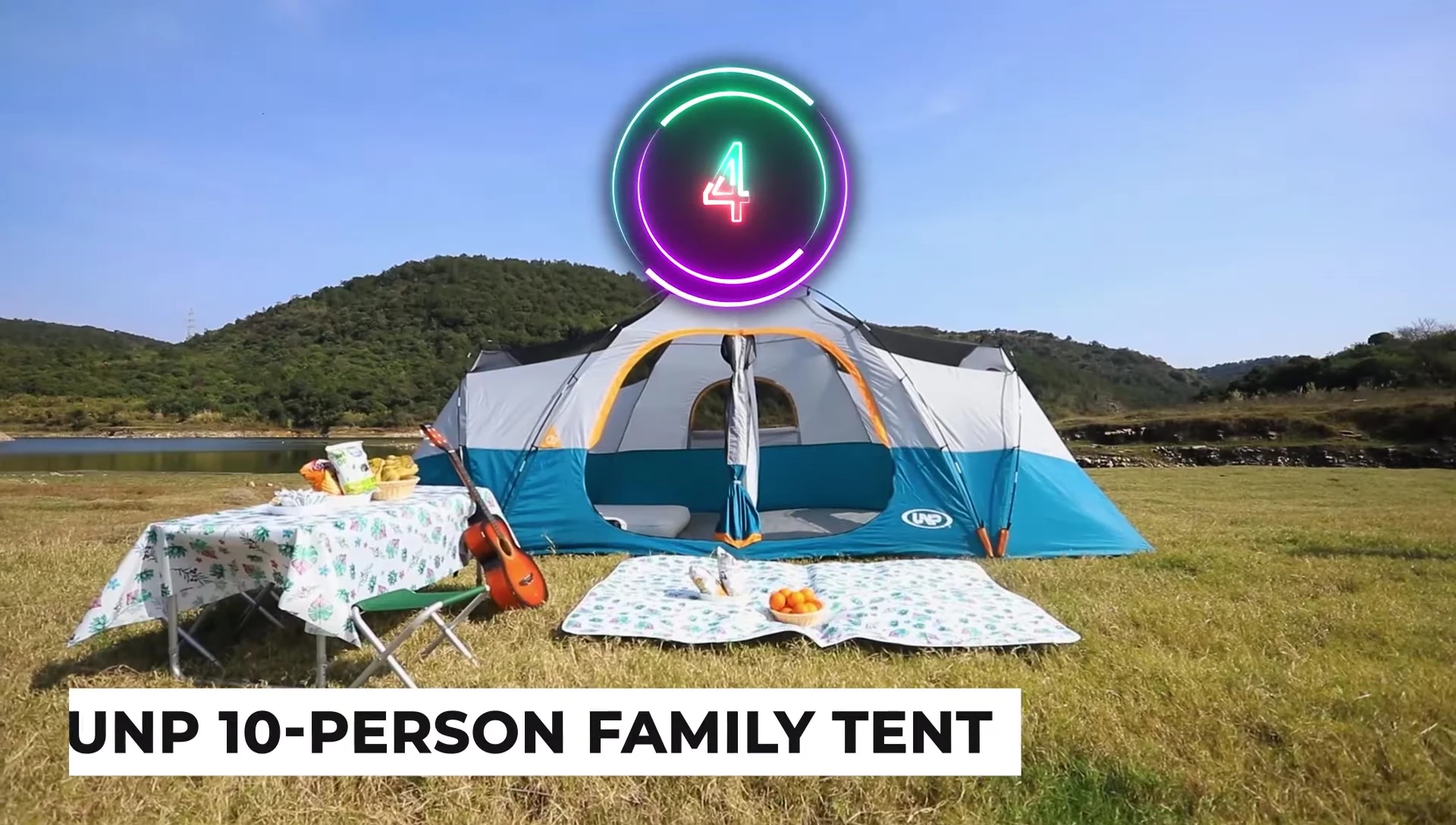UNP 10 Person Family Tent exterior