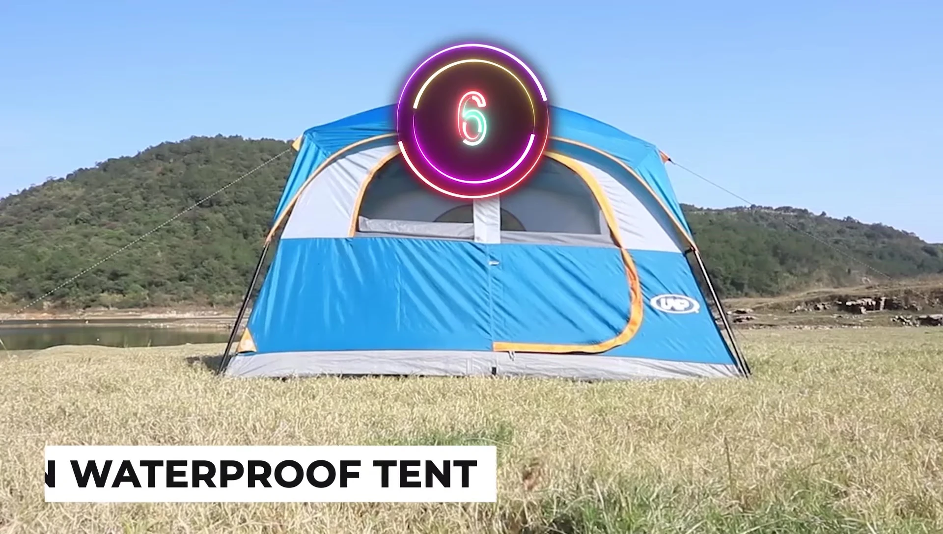 UNP 6-Person Waterproof Tent exterior