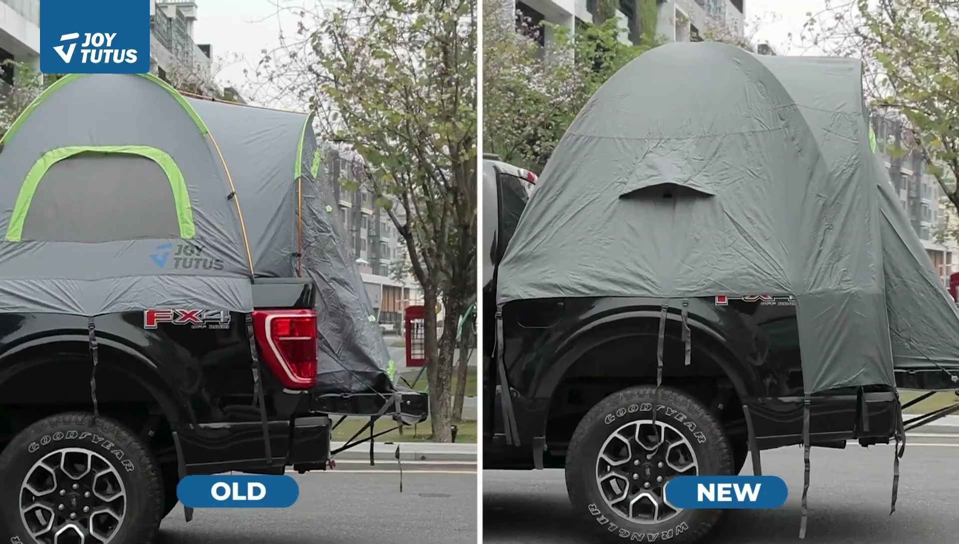 Joy Tudas 5T tent displayed