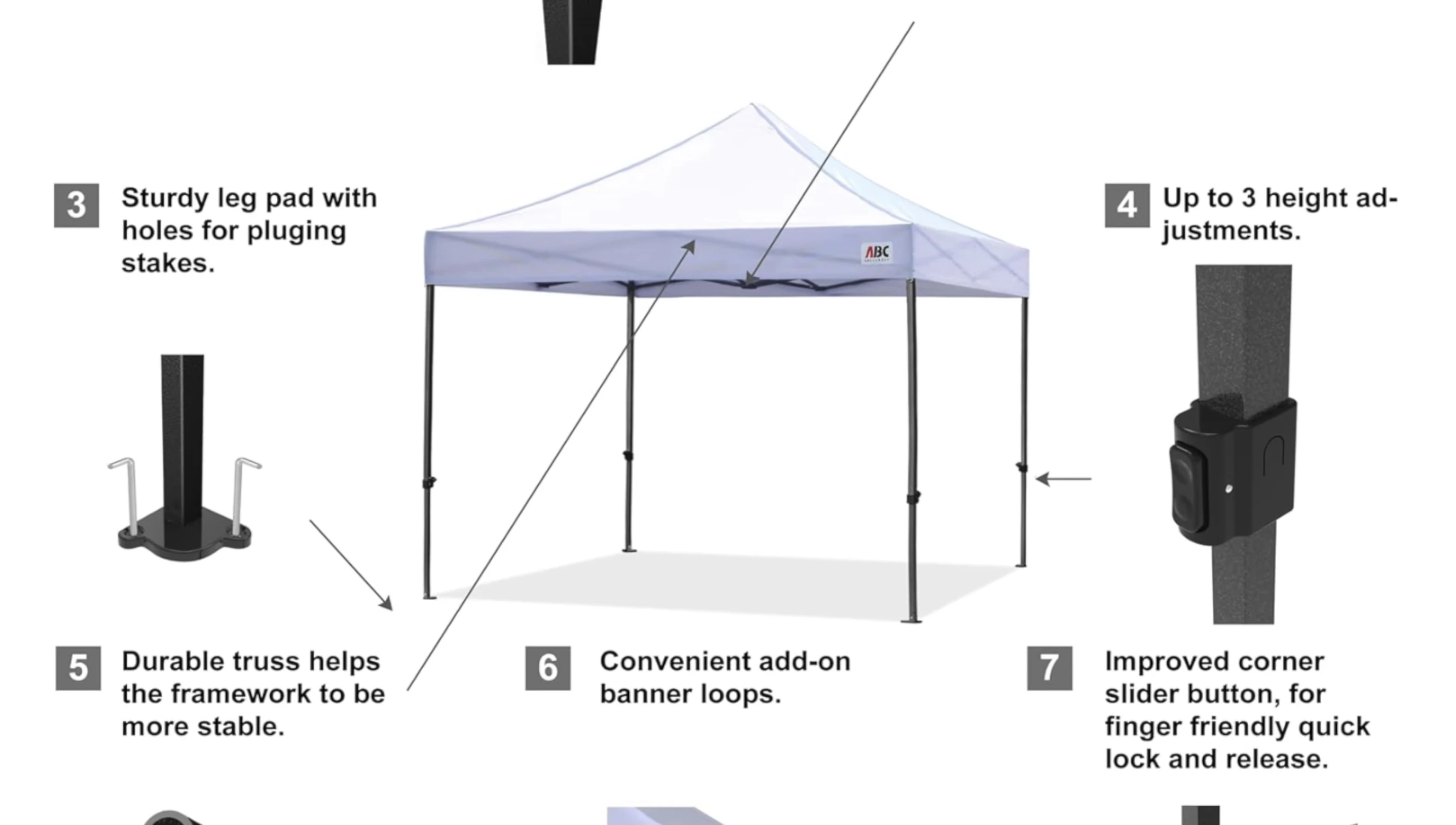 The wheels on the storage bag.