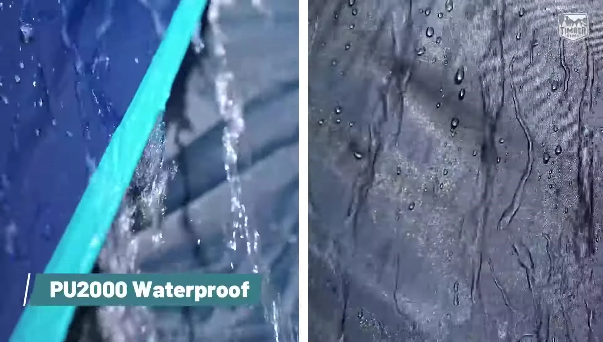 The screened porch and awning of the Timber Ridge SUV tent.