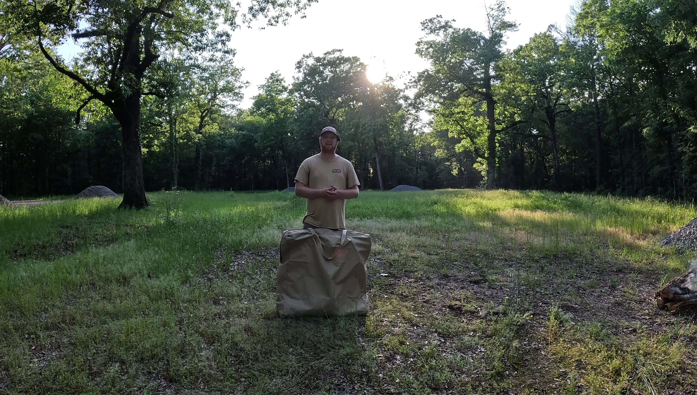 The cot being used as a regular cot.