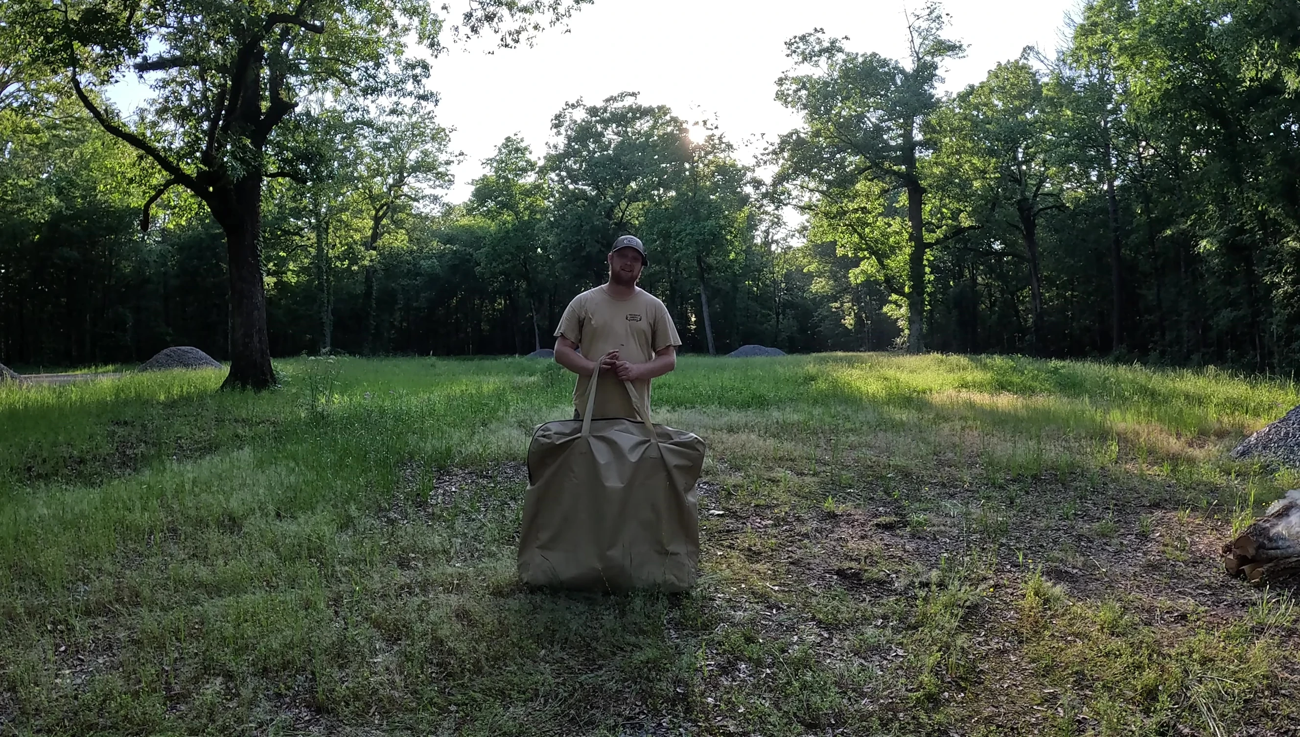 Close-up of the Kamp-Rite Tent Cot.