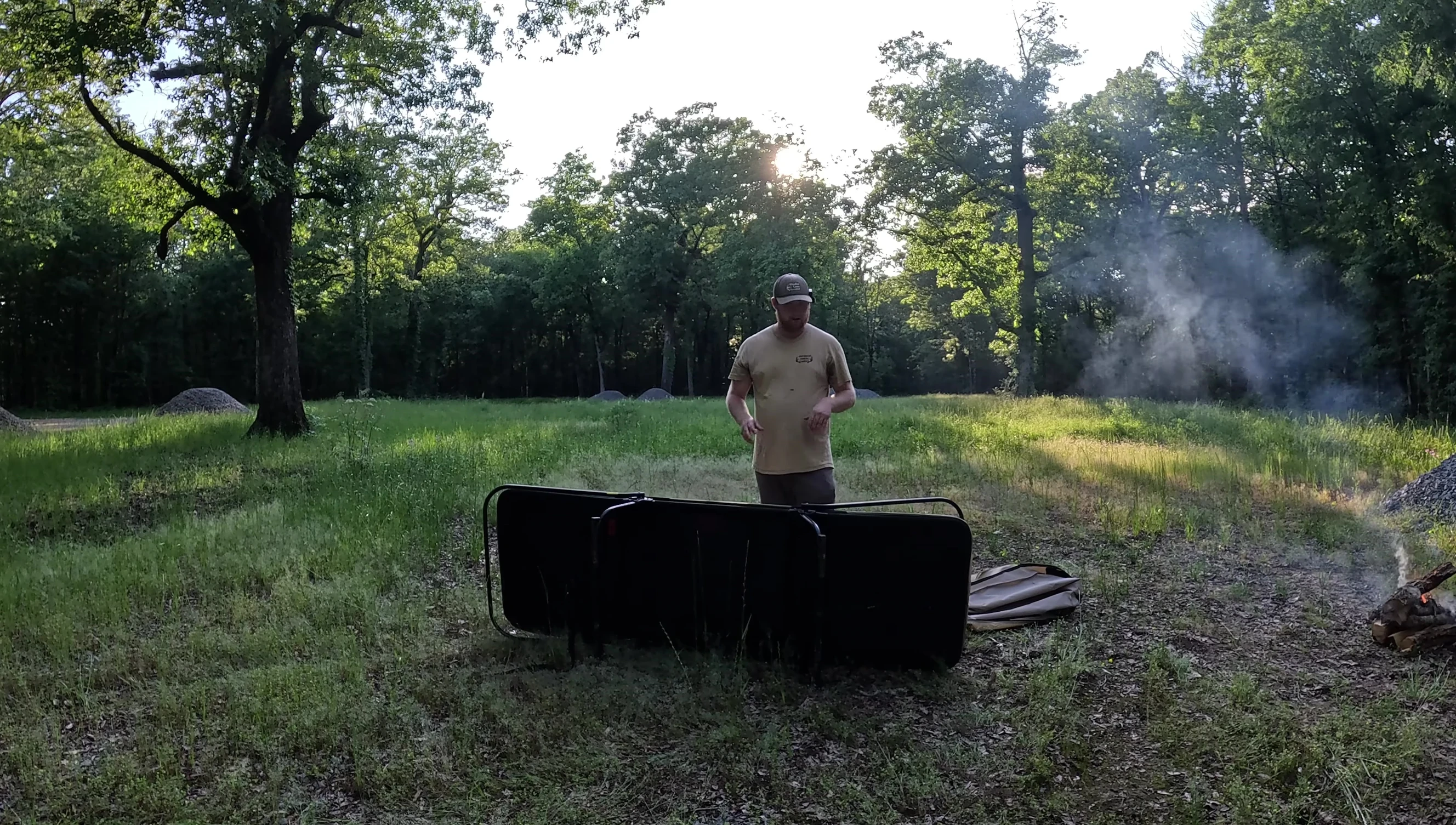 Deployed Kamp-Rite Tent Cot.