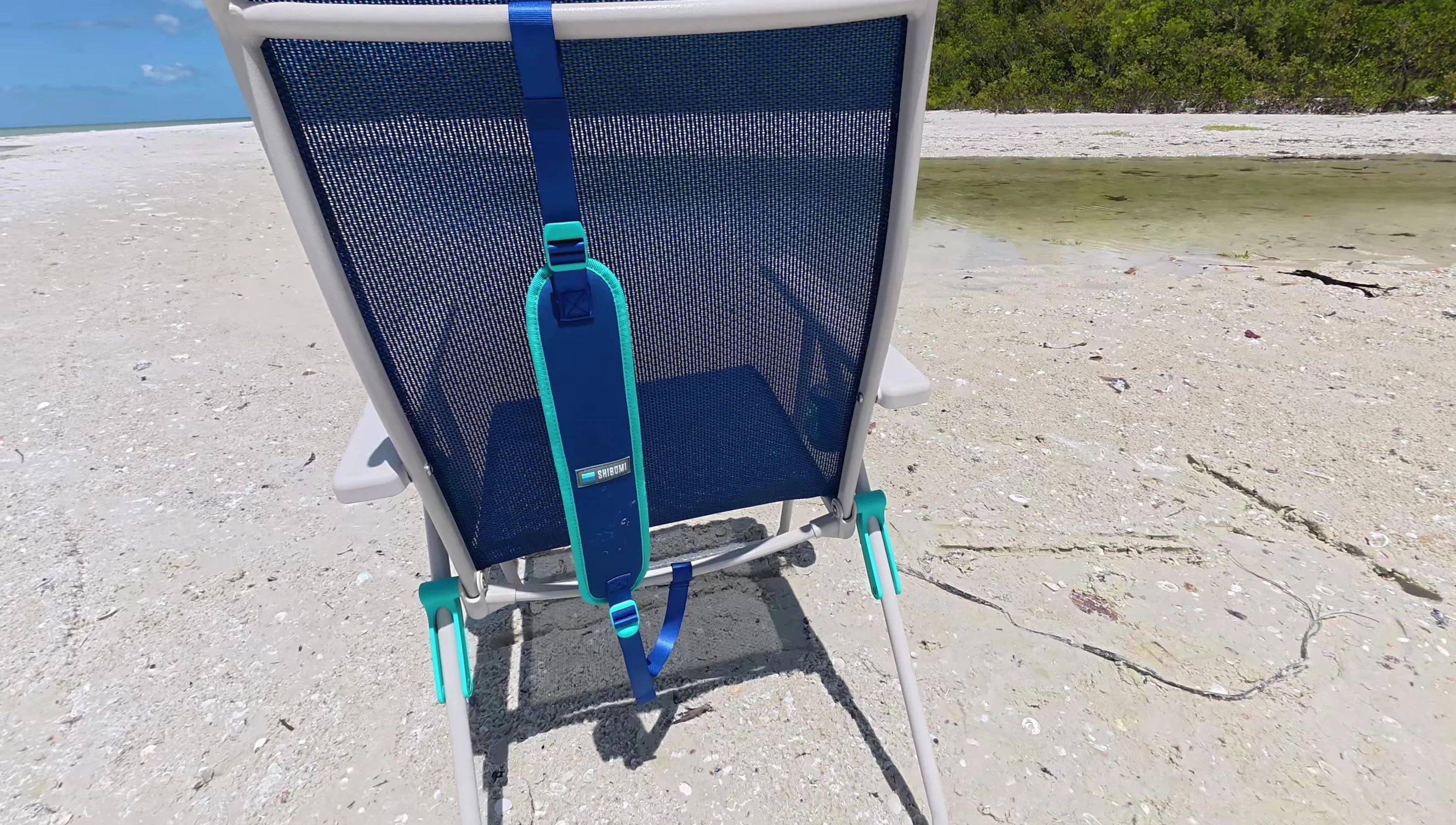 Shot of the adjustable back strap