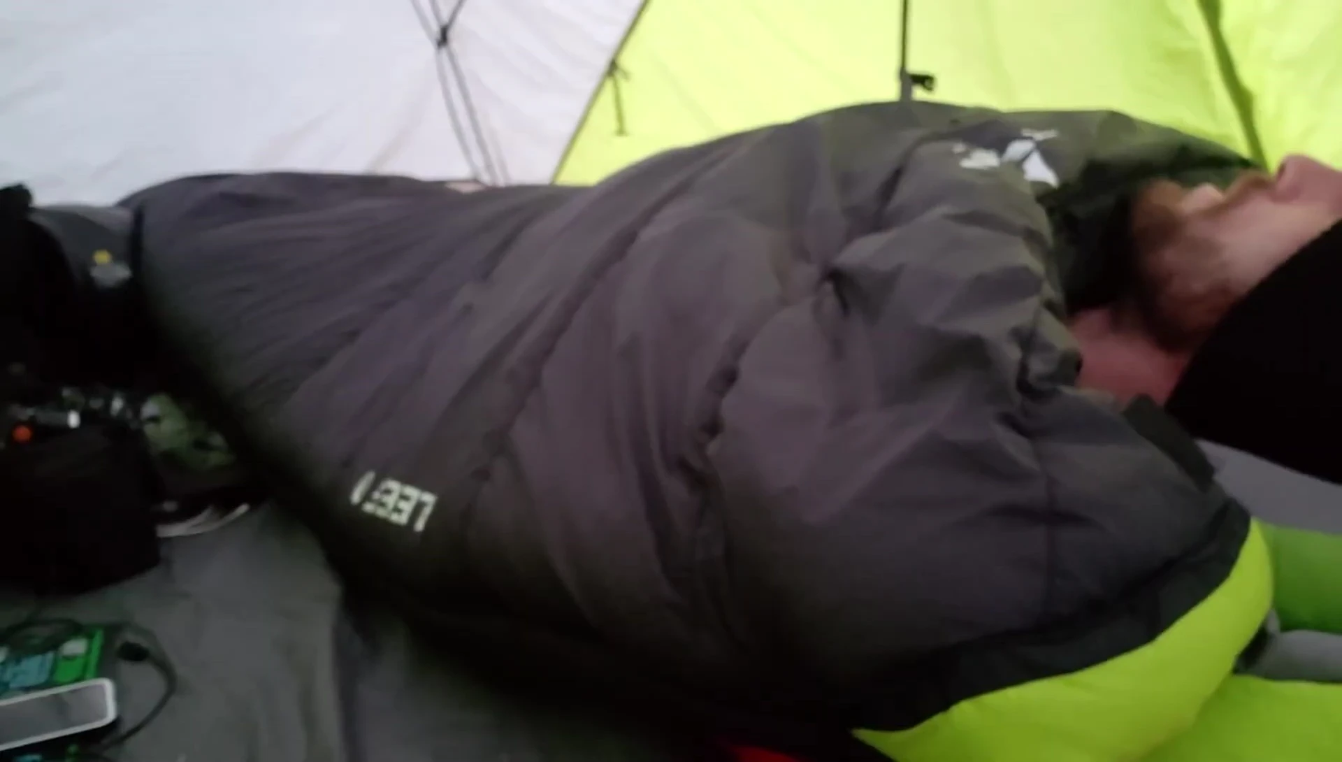 Close-up shot emphasizing the comfort and plushness of the bag's interior