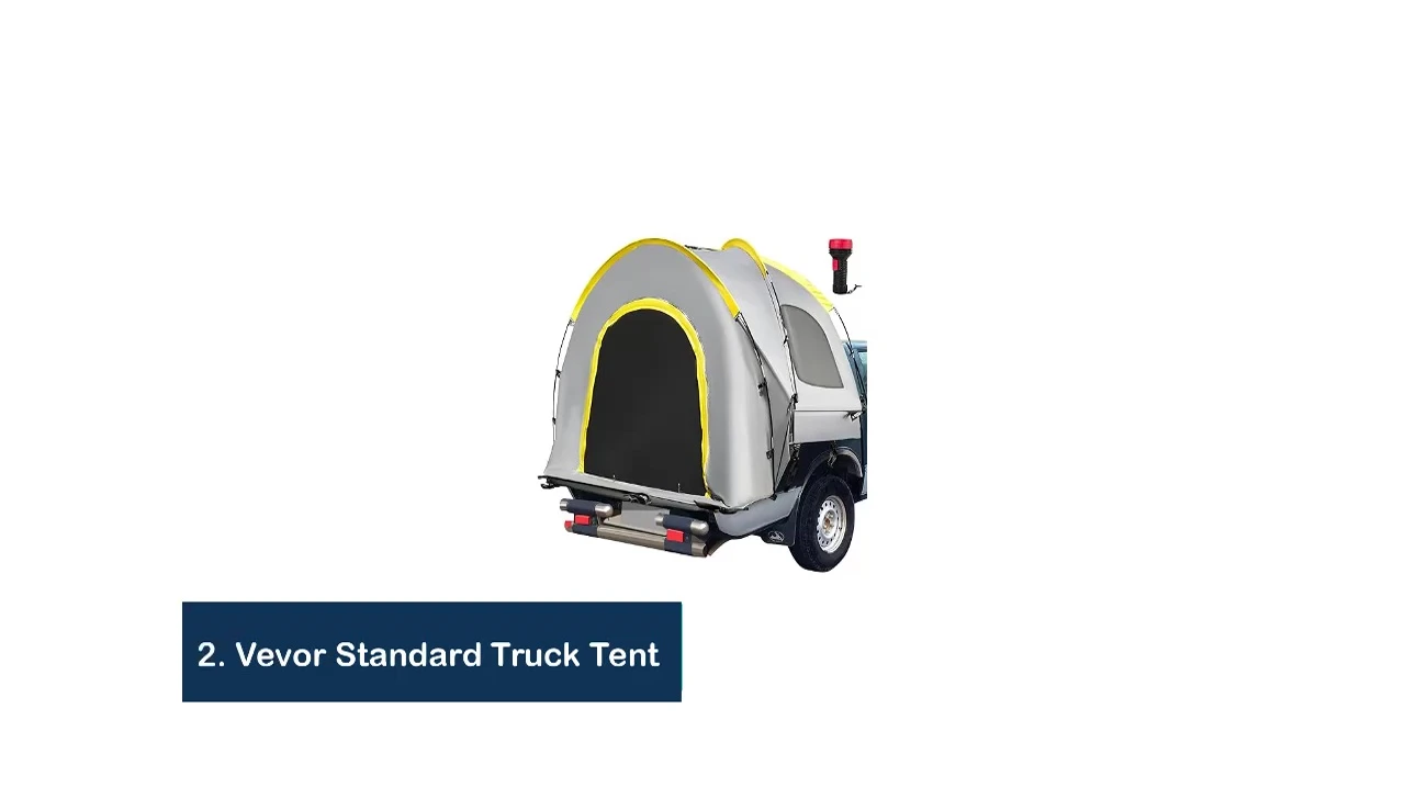Vber Standard Truck Tent setup