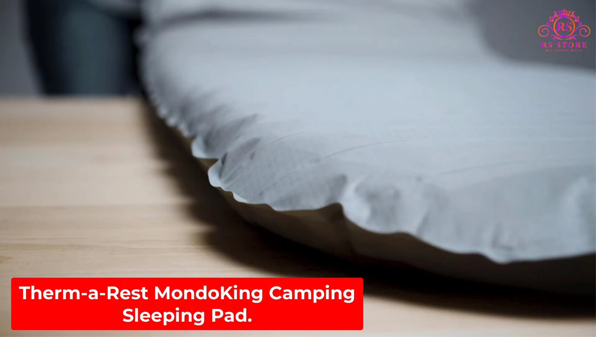 Close-up of the Thermarest Mondo King 3D sleeping pad showcasing its plush surface.