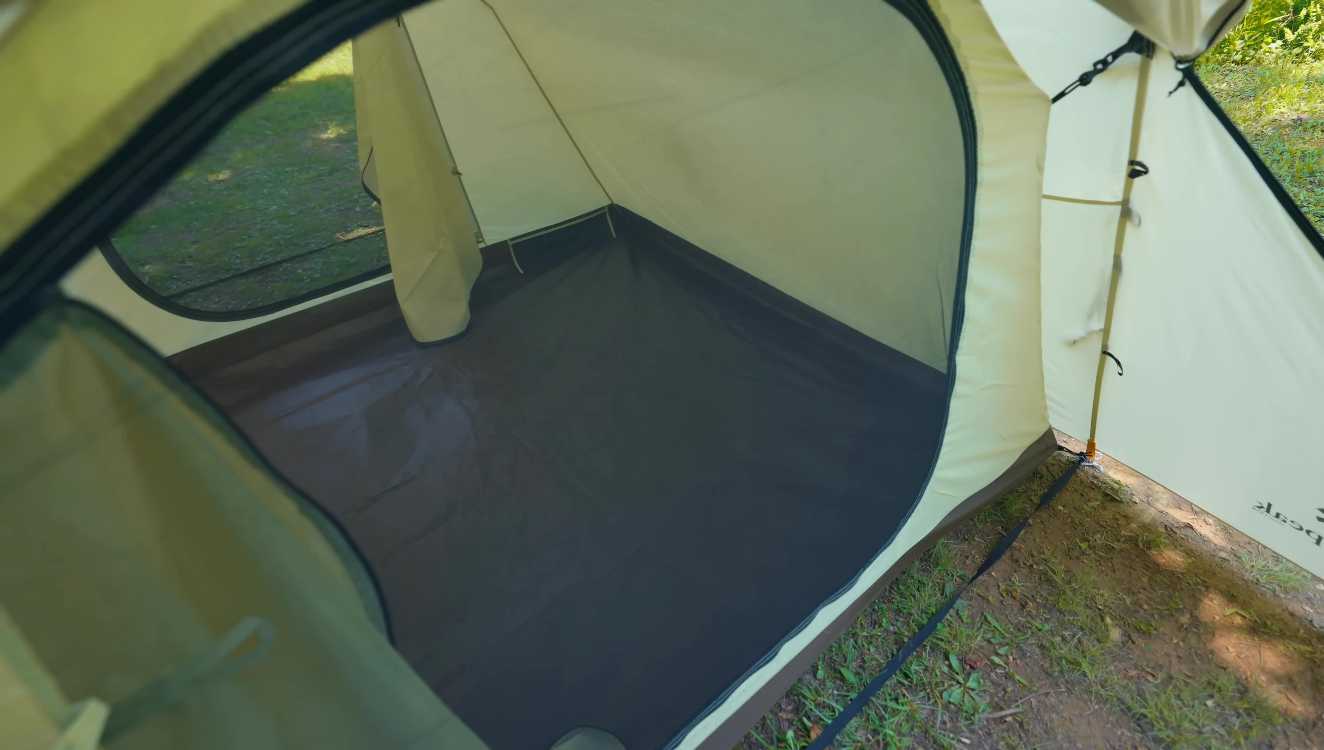 Spacious sleeping area