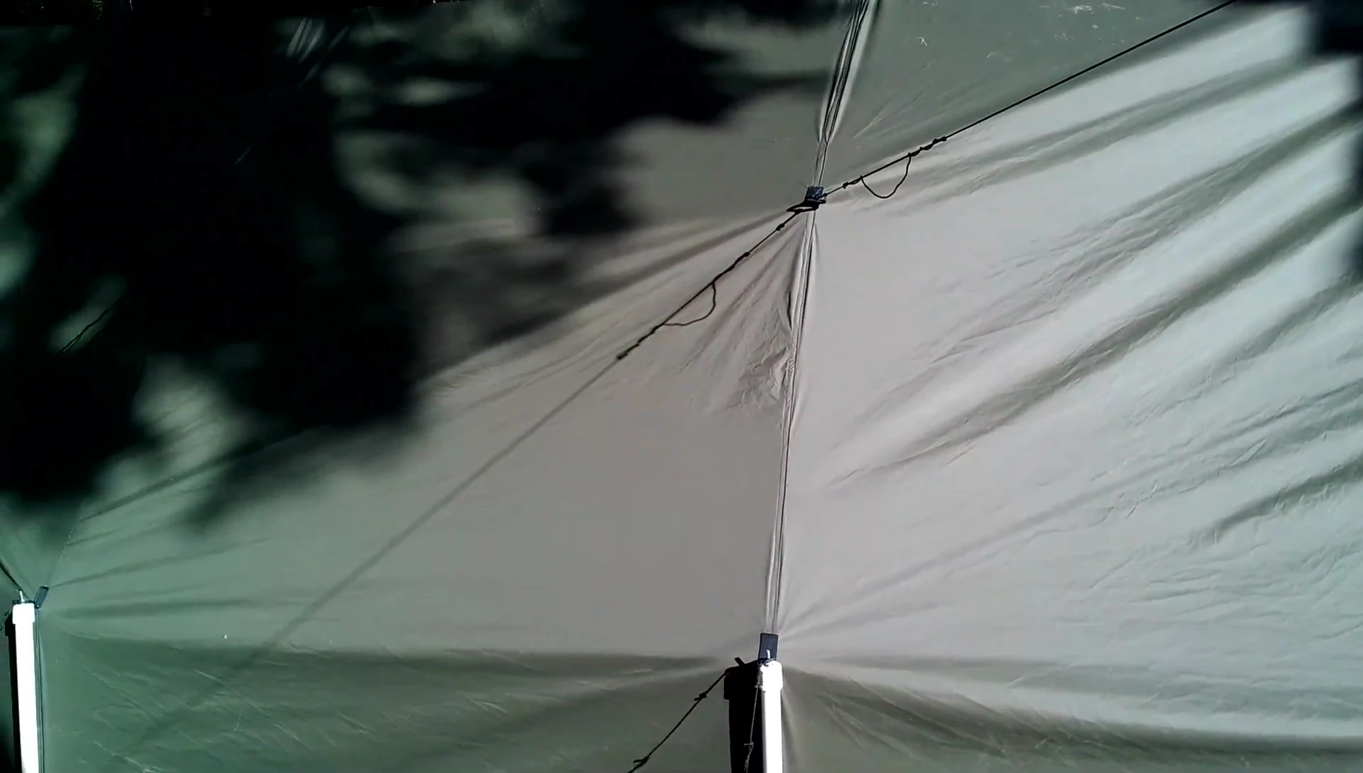 Overview of the entire camping setup