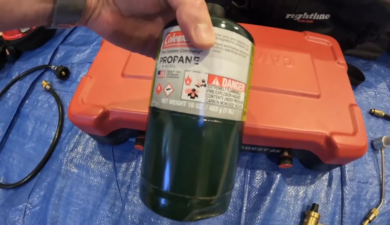 Smaller propane canisters