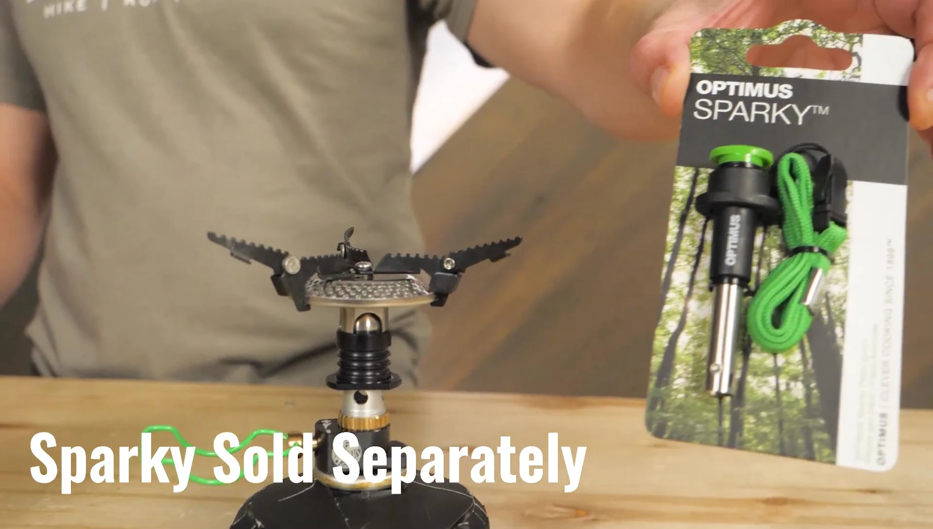Mention of the Optimus Sparky igniter.