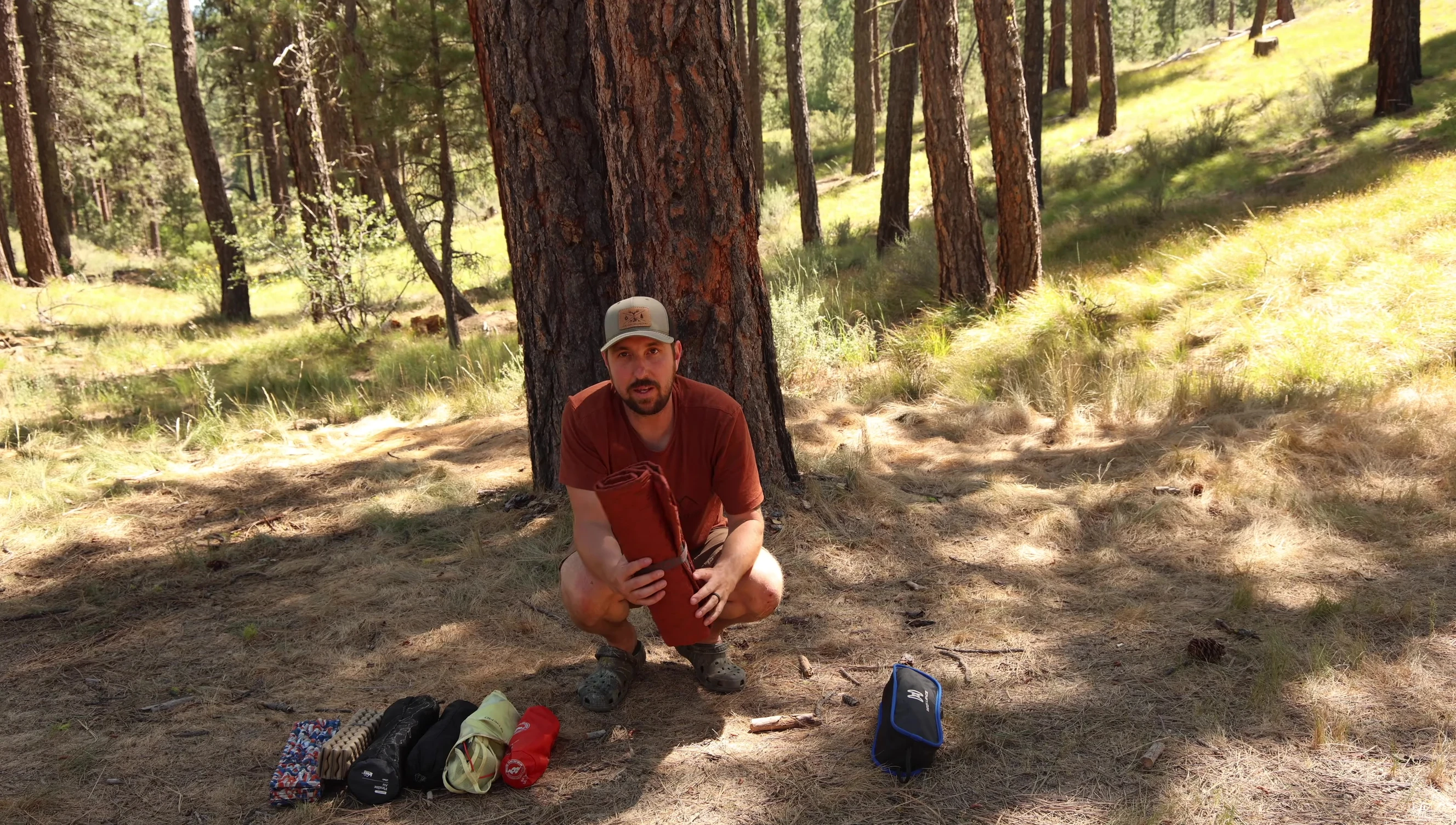 The Crazy Creek Hex 2.0 packed up.