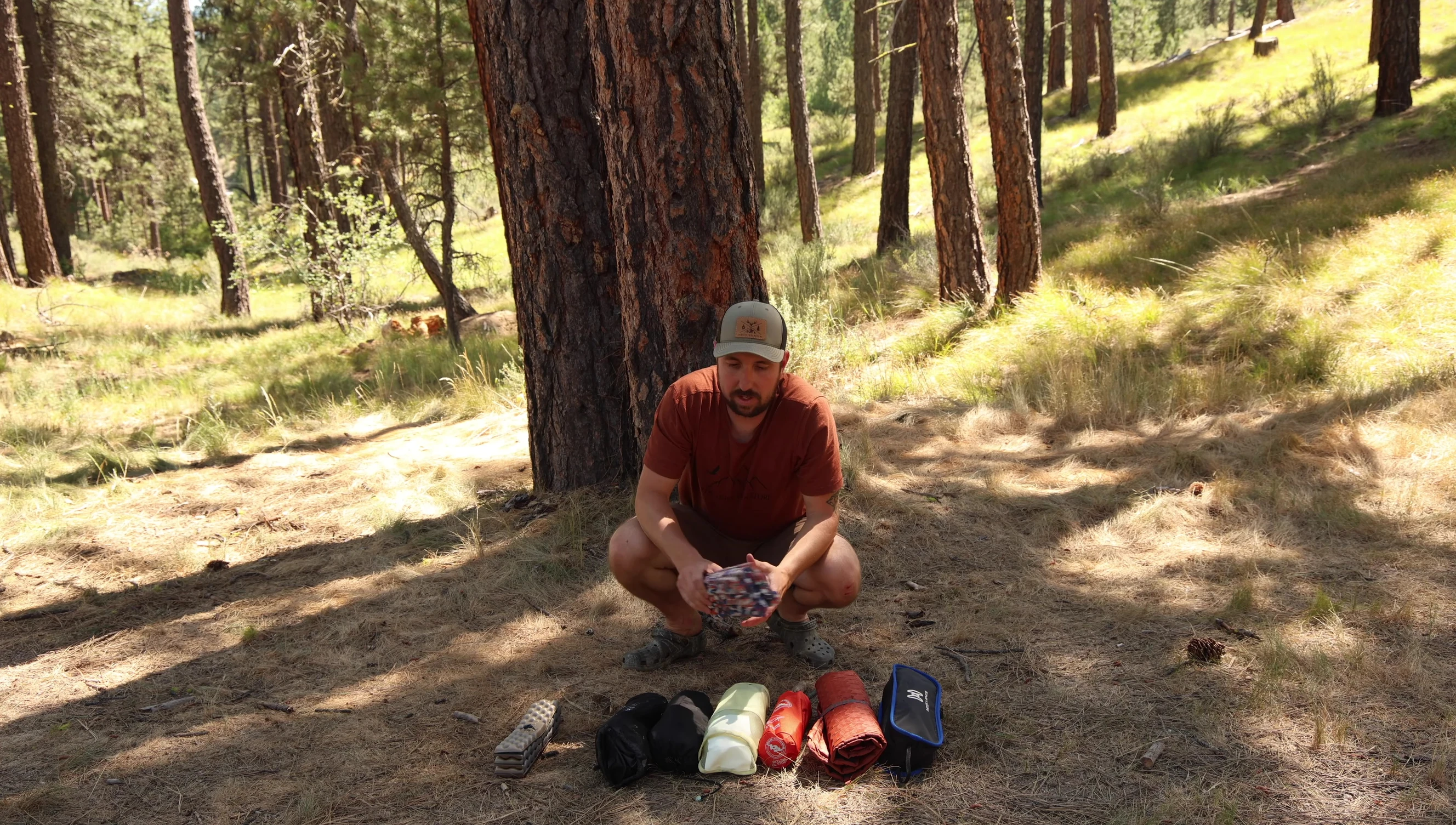 The Nemo Chipper foam pad laid out.