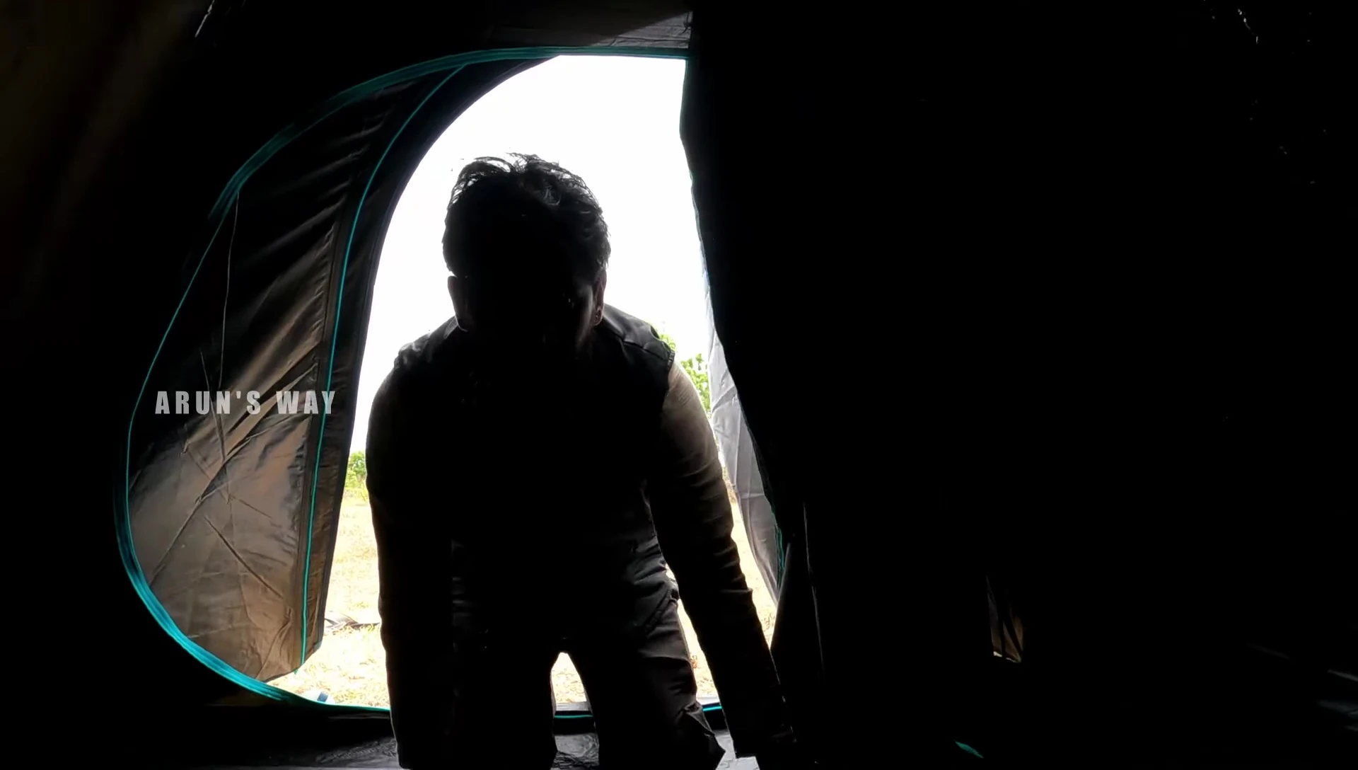 Interior of the tent with rainfly.