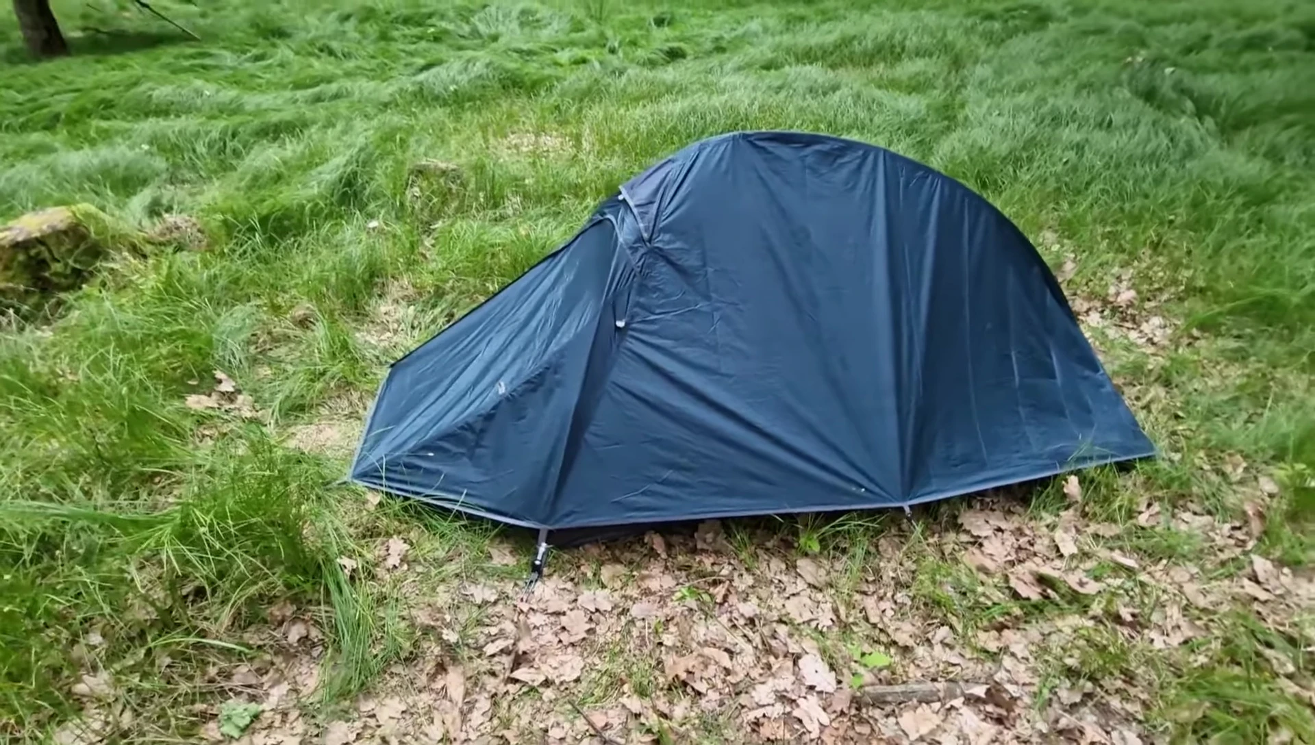 The assembled Naturehike Cloud Up 1 tent, showcasing its color and overall design.