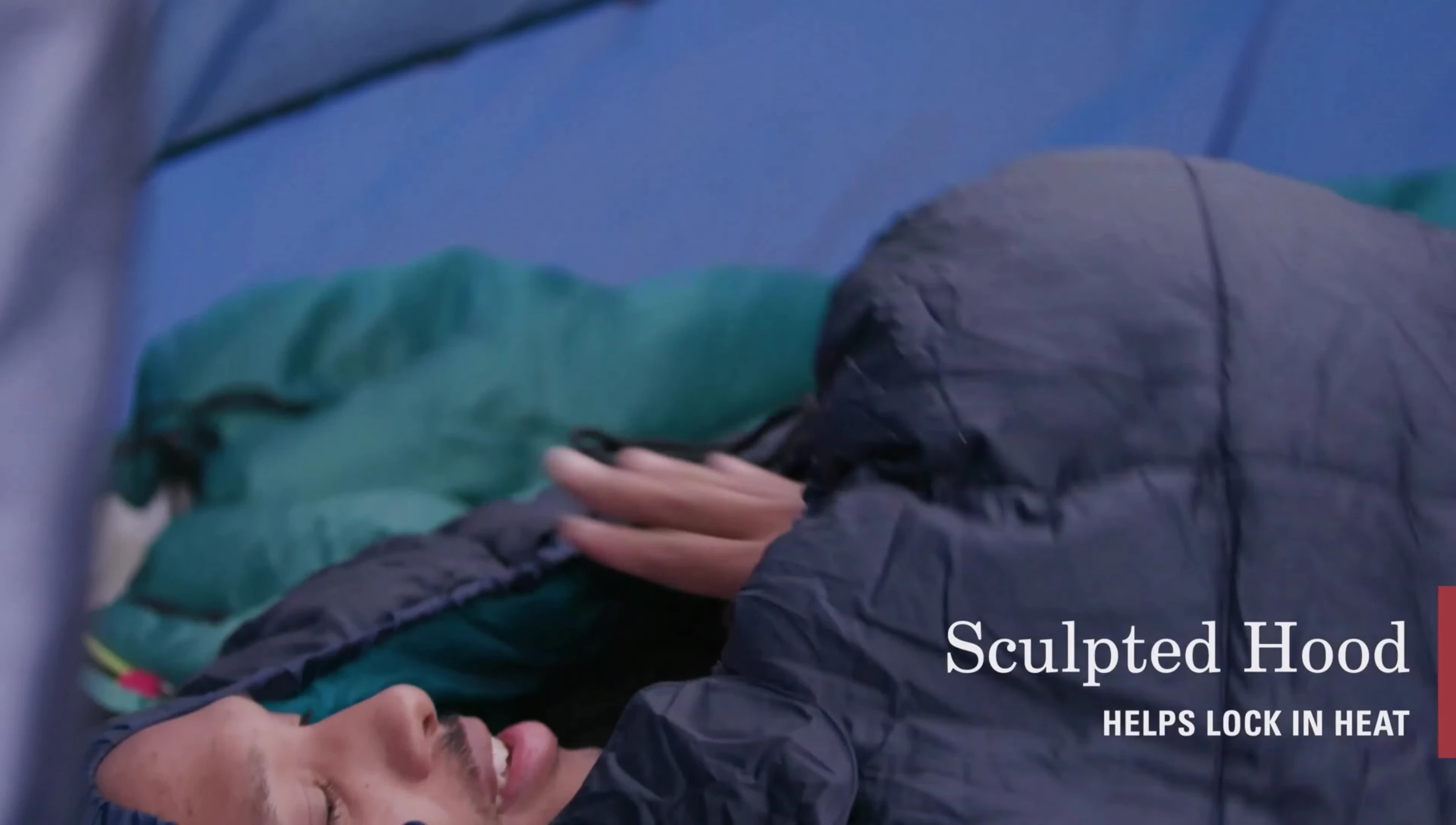 Close-up showcasing the bag's insulation and features