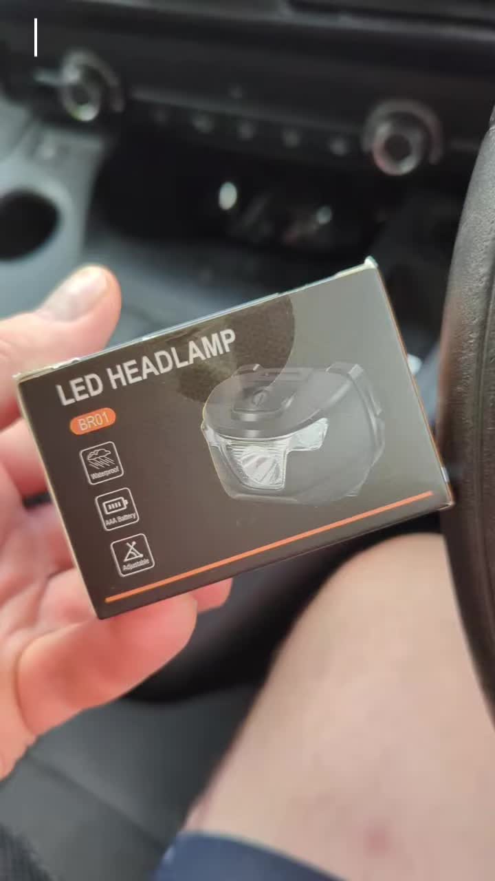 The BORUIT BR01 Head Torch box