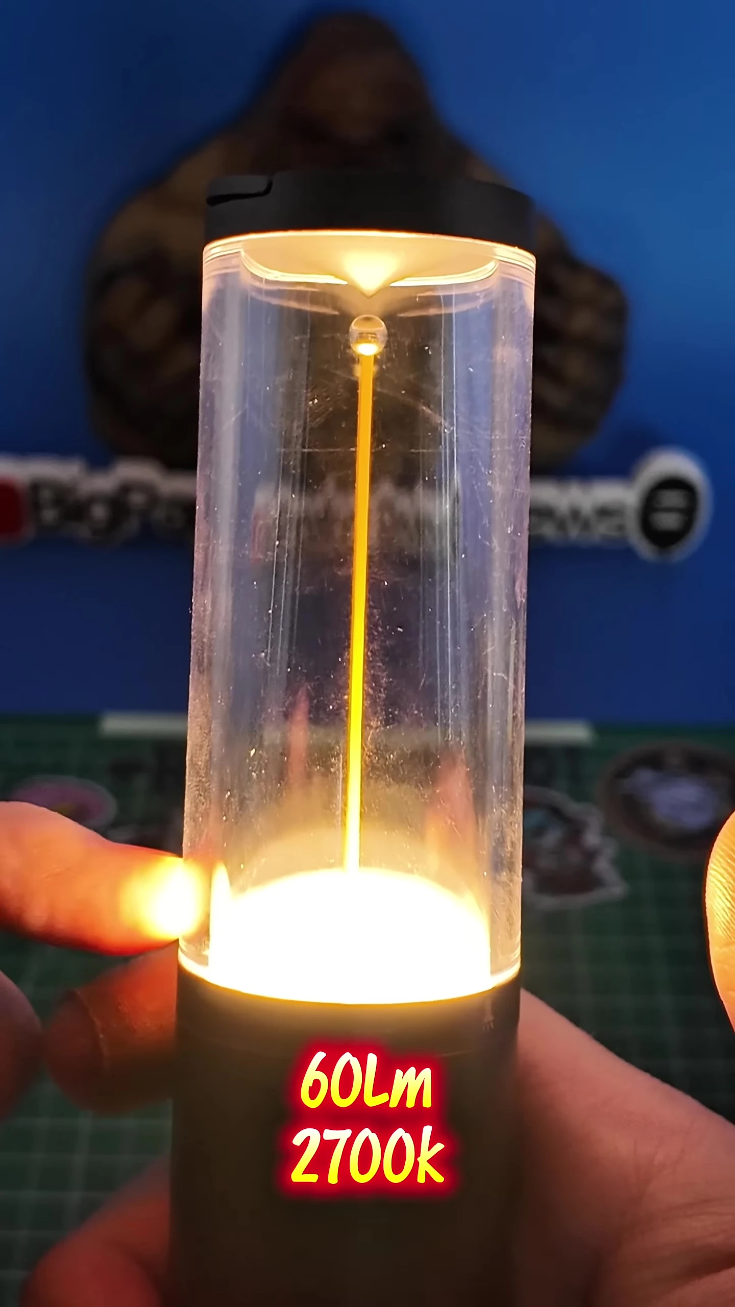 The reading light mode in operation.