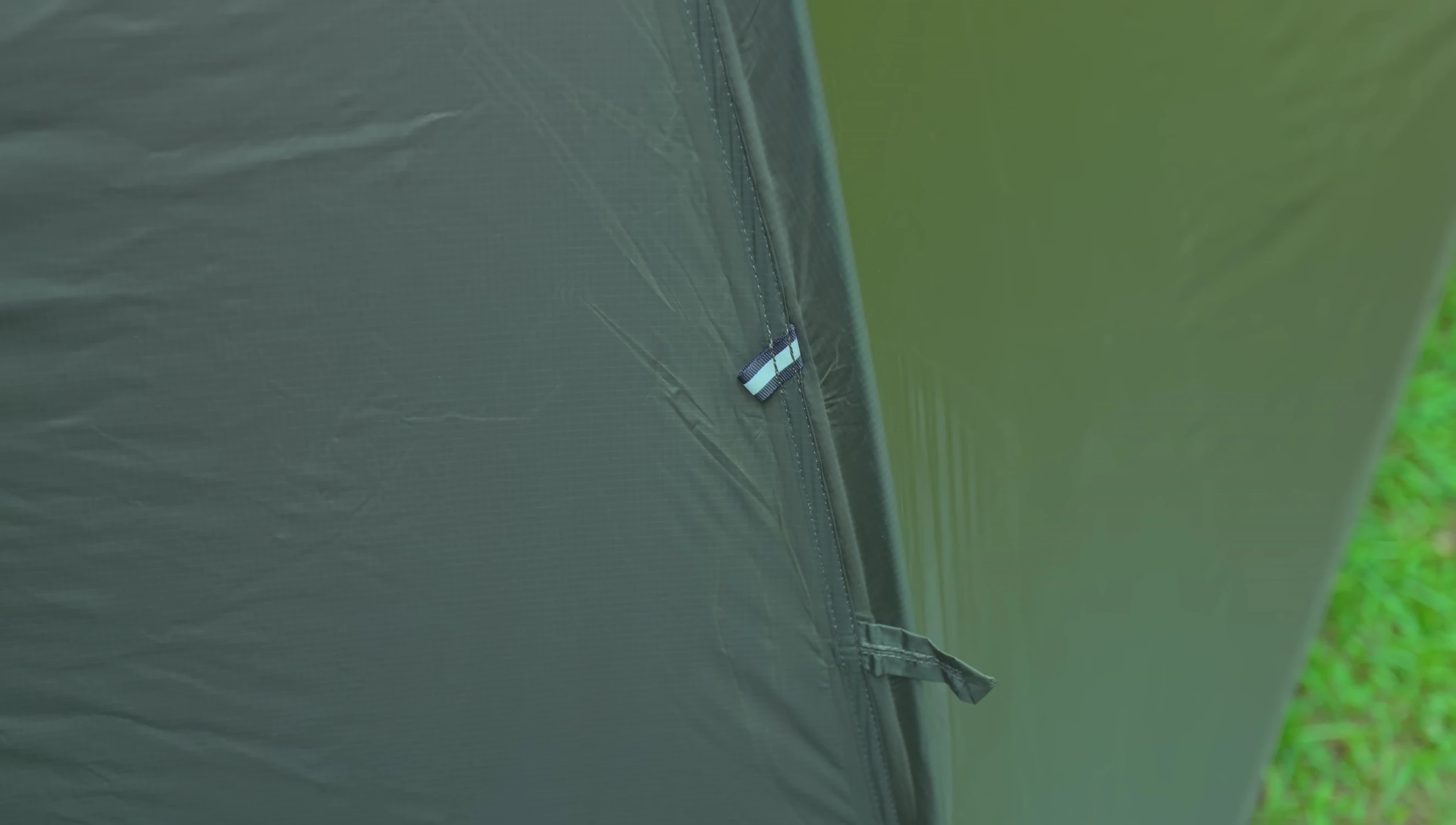 Guideline points on tent body