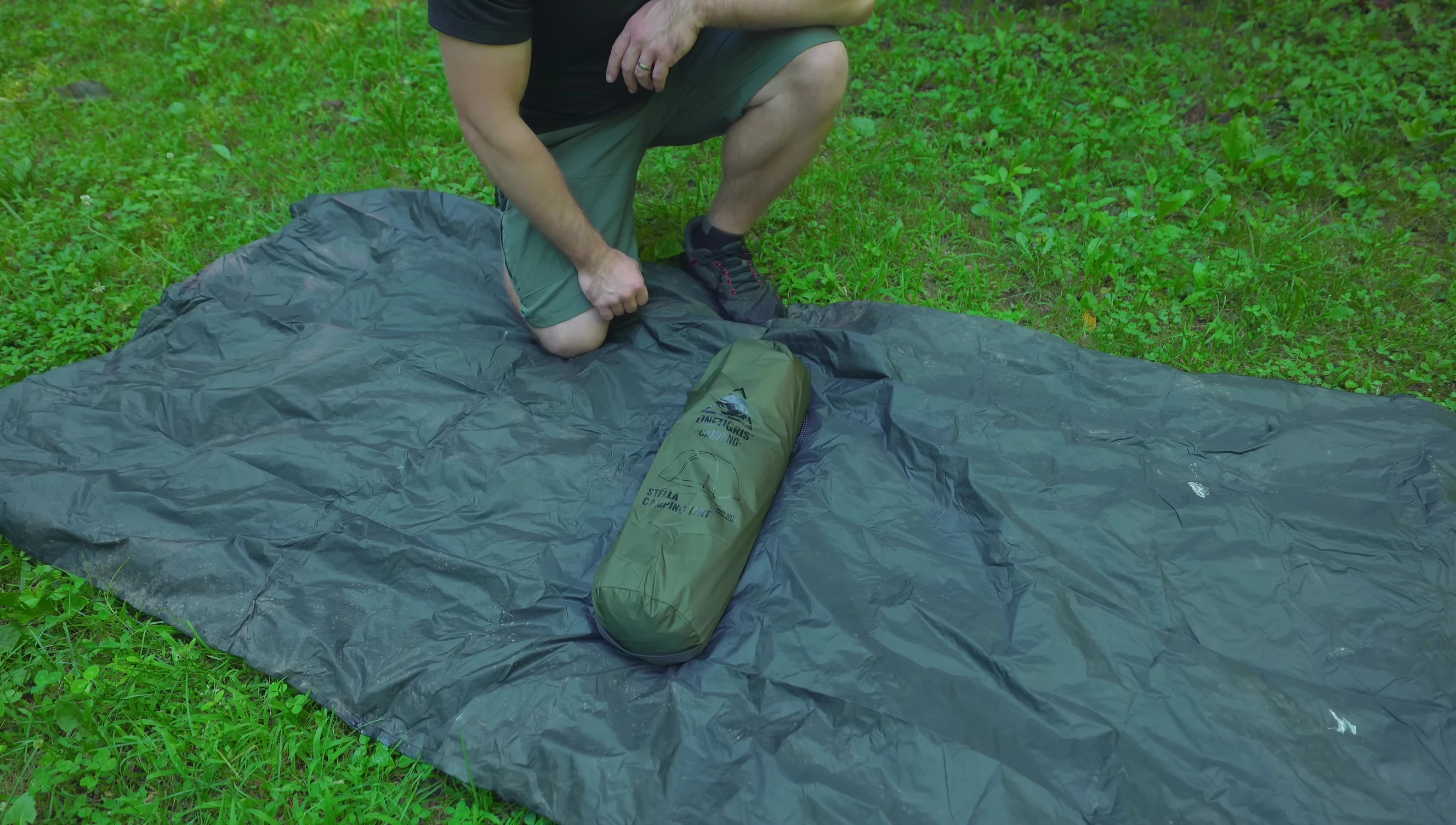 Storage bag with pull-down and pull-up features