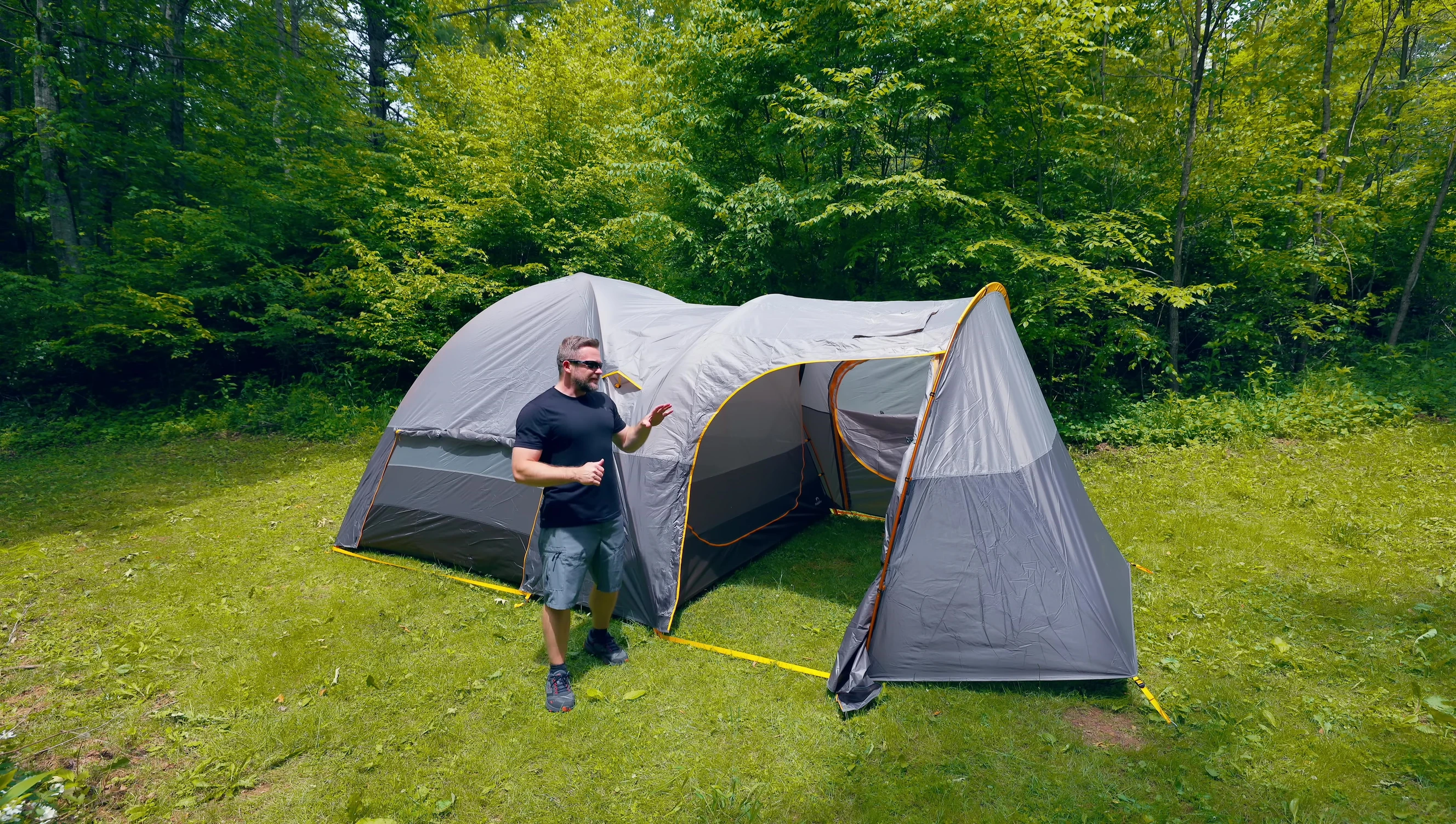 Image showing the versatility of the tent.