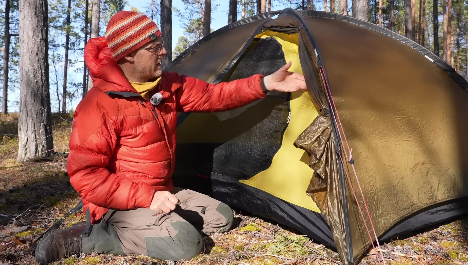 Waterproof flysheet fabric and sealed seams