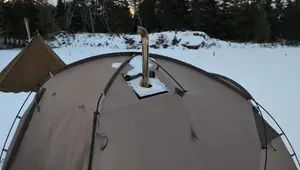 NATUREHIKE MASSIF 2-Person Hot Tent Review: Winter Camping Performance