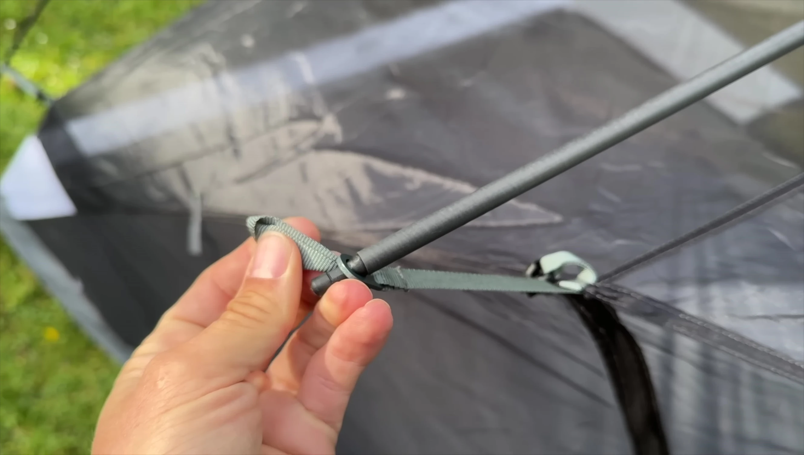 Assortment of tent pegs.