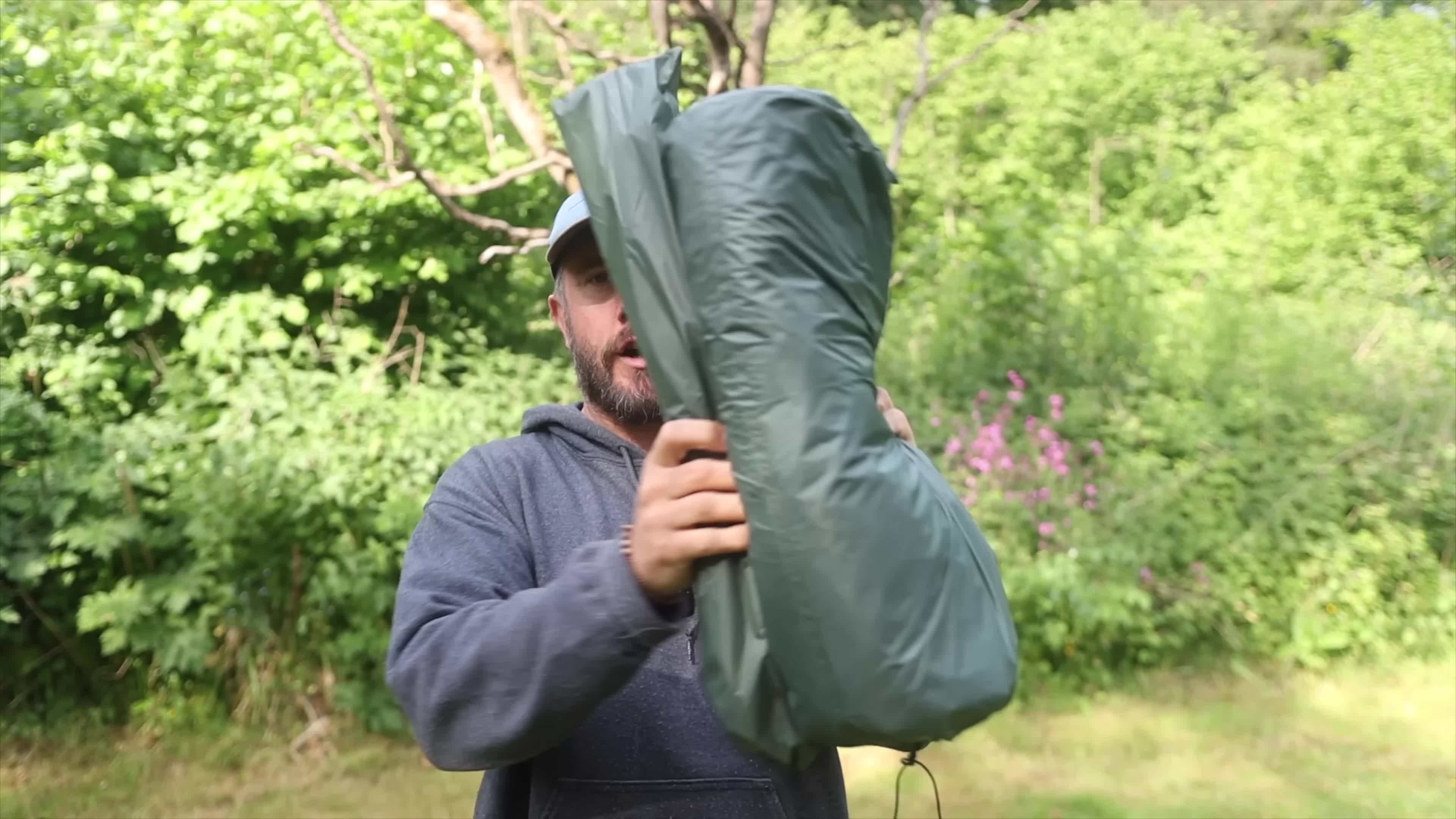 The Durston X-Dome 2 tent in its box.