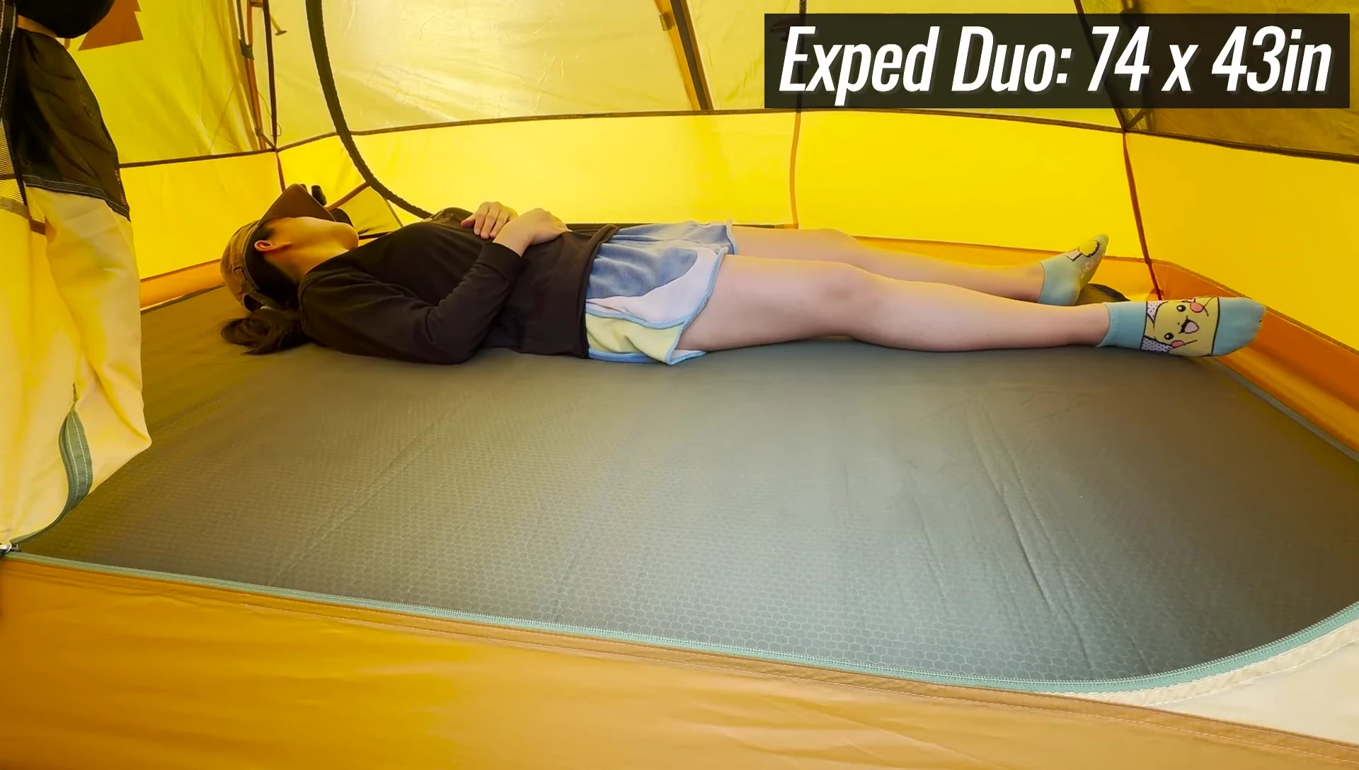 Sleeping pad inside the Trailmade 2