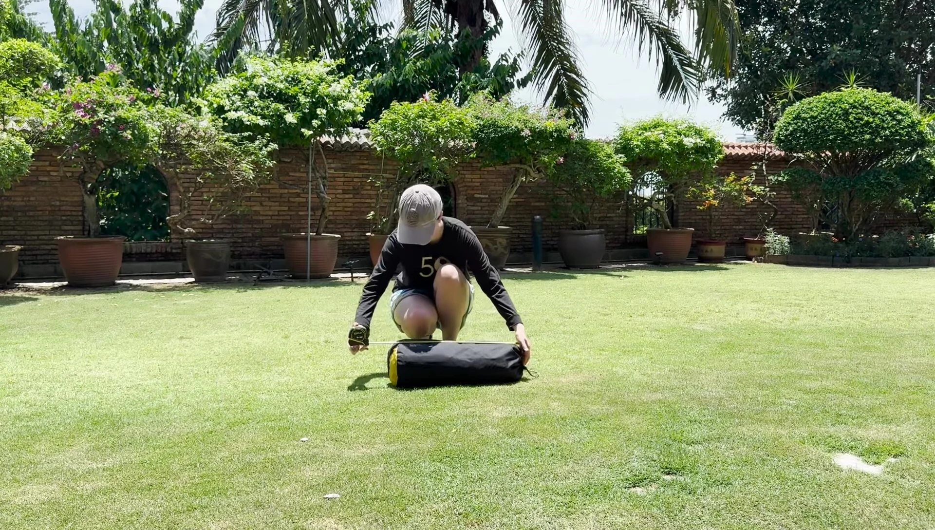 Packed tent dimensions