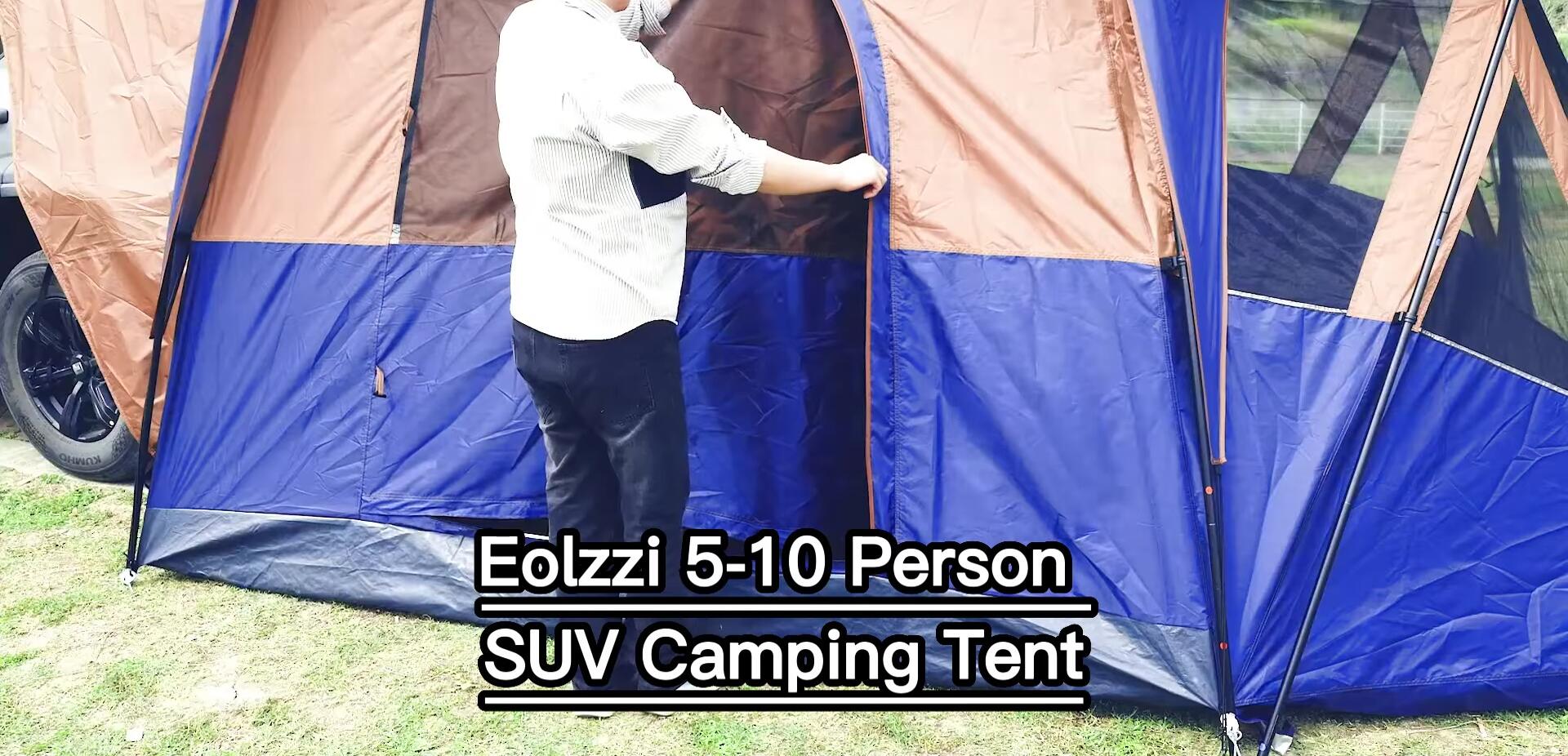 Overview of the Alti 5-10 person SUV tent