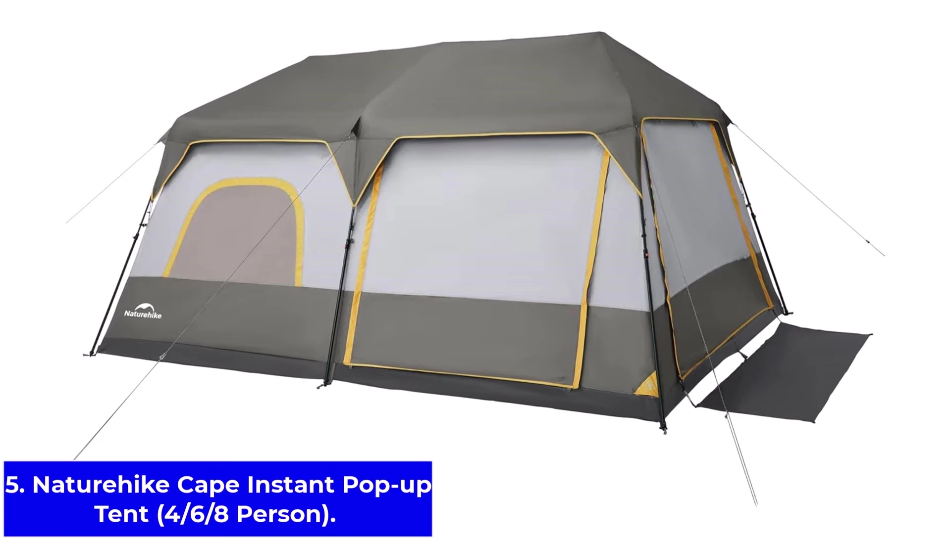 The Nature Hike Cape Instant Pop-up Tent being set up.